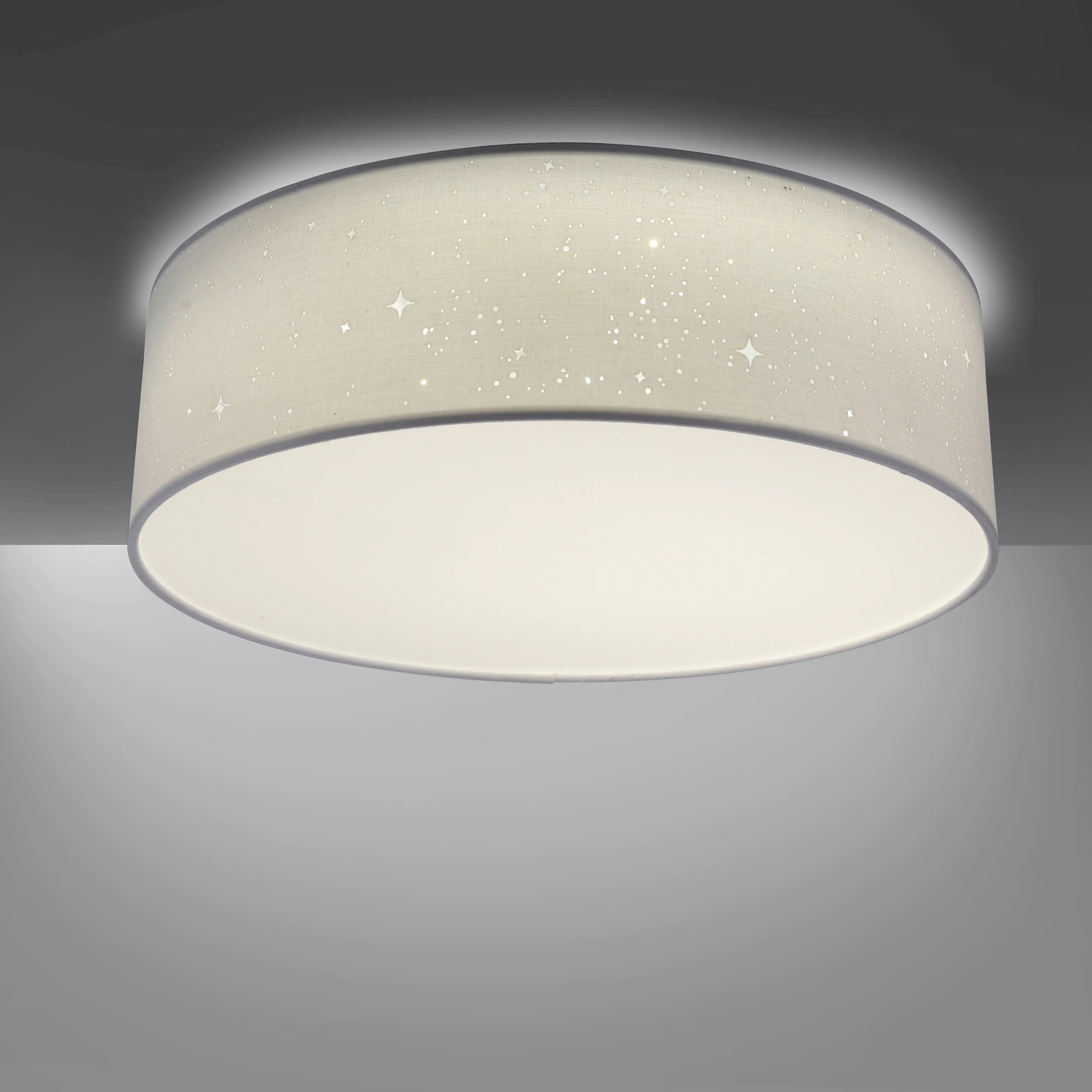 JustLight LED Deckenleuchte Mats Sternenhimmel Optik CCT weiß