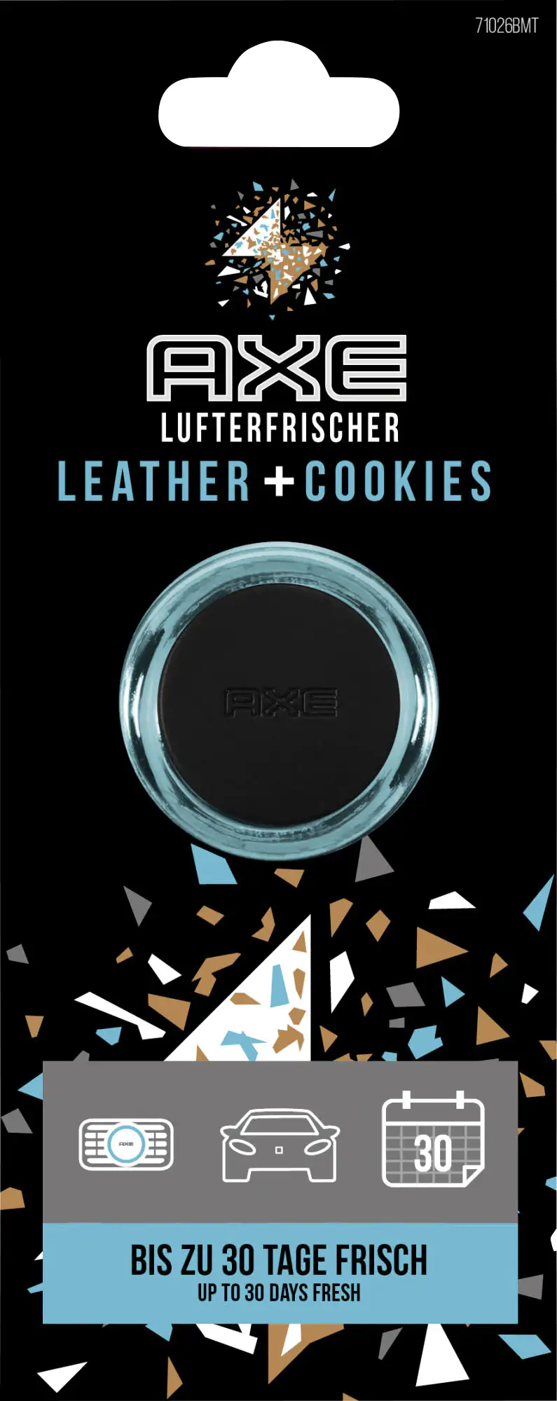 Axe Mini Vent Lufterfrischer Air Freshener Collision Leather & Cookie