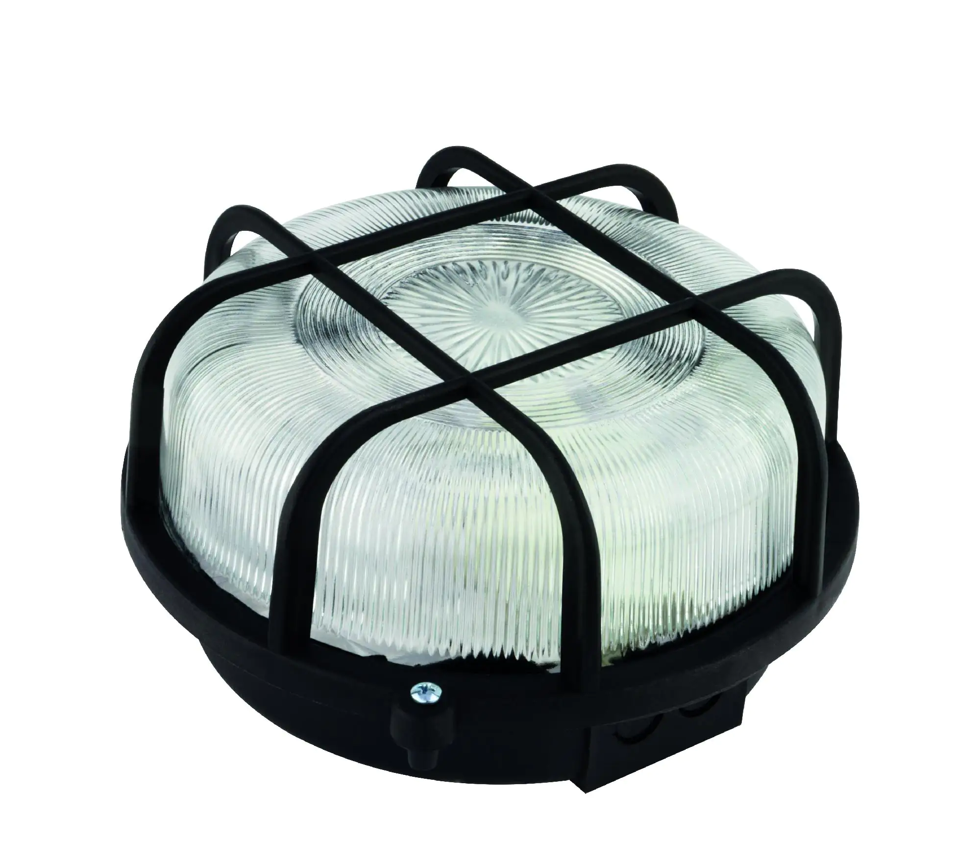 REV LED Rundarmatur schwarz 7 W