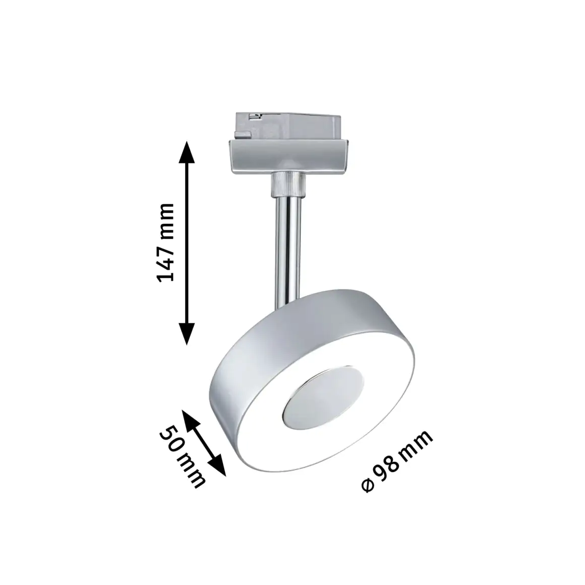 Paulmann URail LED Schienenspot Circle 14,7 x 9,8 cm warmweiß Paulmann URail LED Schienenspot Circle 14,7 x 9,8 cm warmweiß