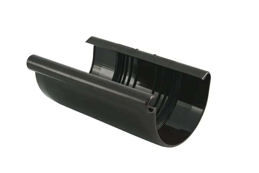 Marley Rinnenverbindungsschale NW 125 mm, halbrund, braun