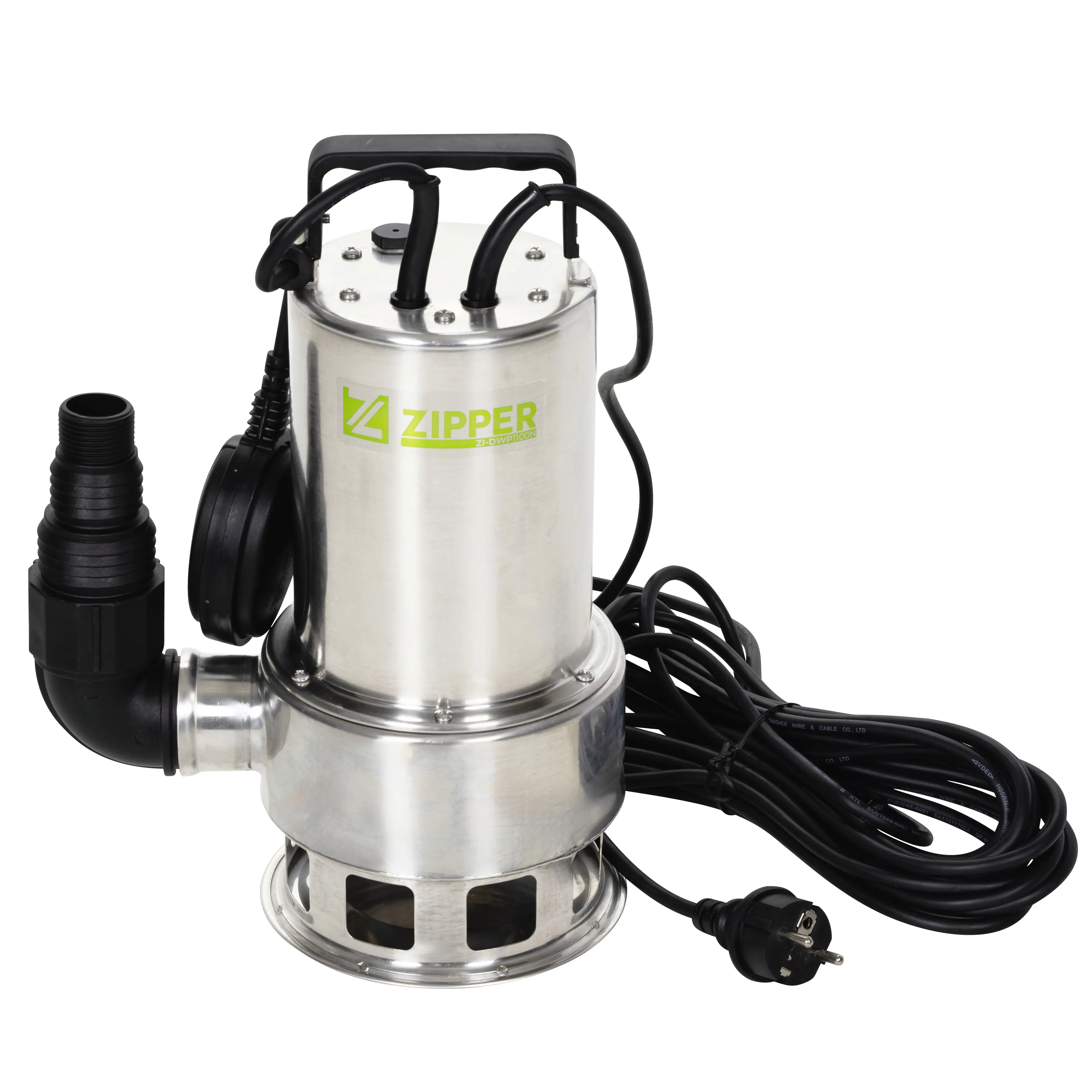 Zipper Schmutzwasserpumpe ZI-DWP1100N 1,1 kW, Max. Fördermenge: 15.000 l/h