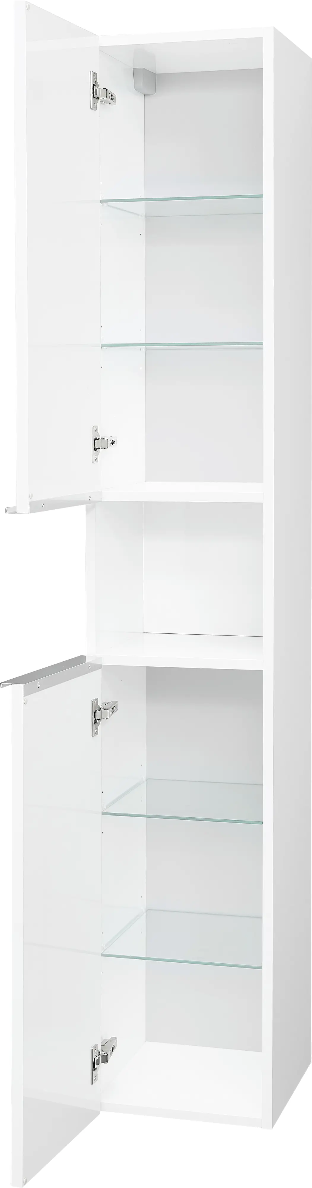 Primaster Hochschrank Düsseldorf weiß 168 x 30 x 33 cm