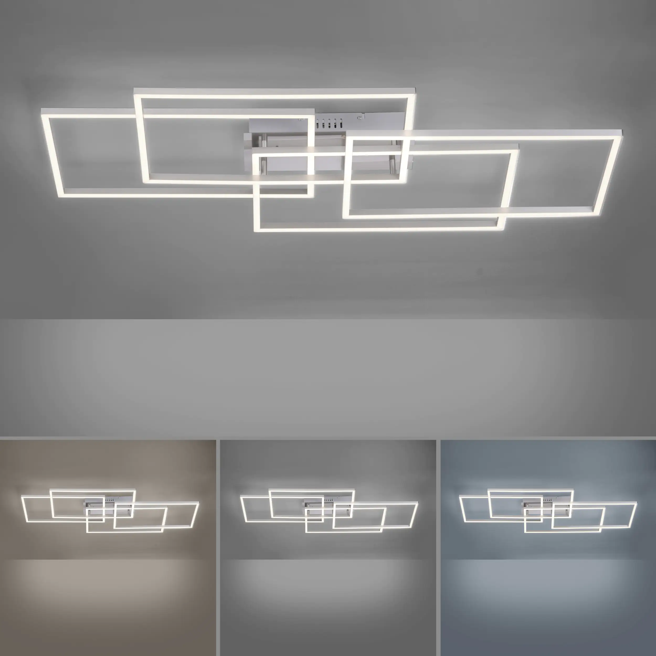 4043689970604_1 JustLight LED Deckenleuchte Iven 95 x 51,5 cm dimmbar