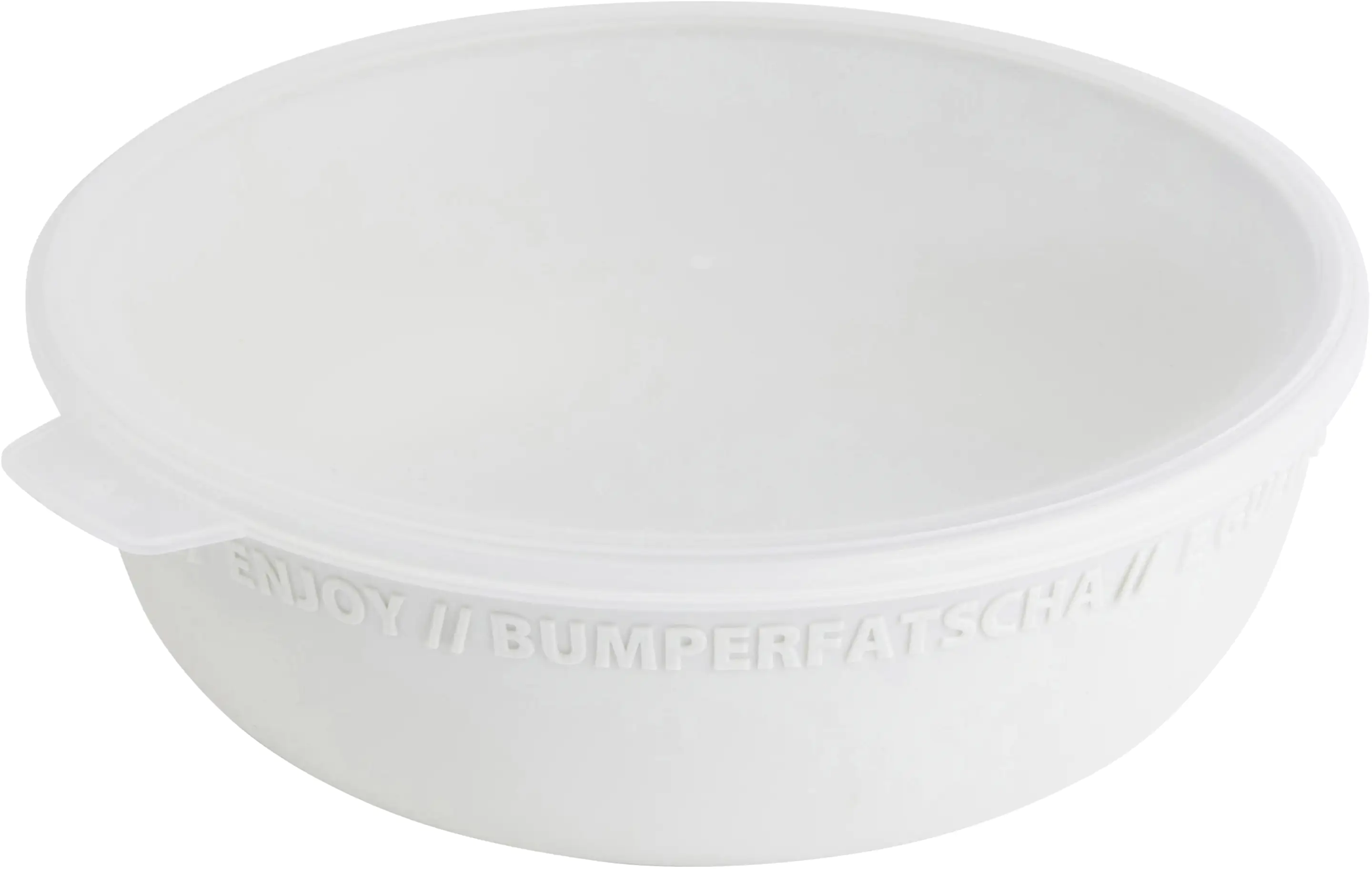 Rotho Schüssel mit Deckel 0,35 L Tresa mistletoe weiß