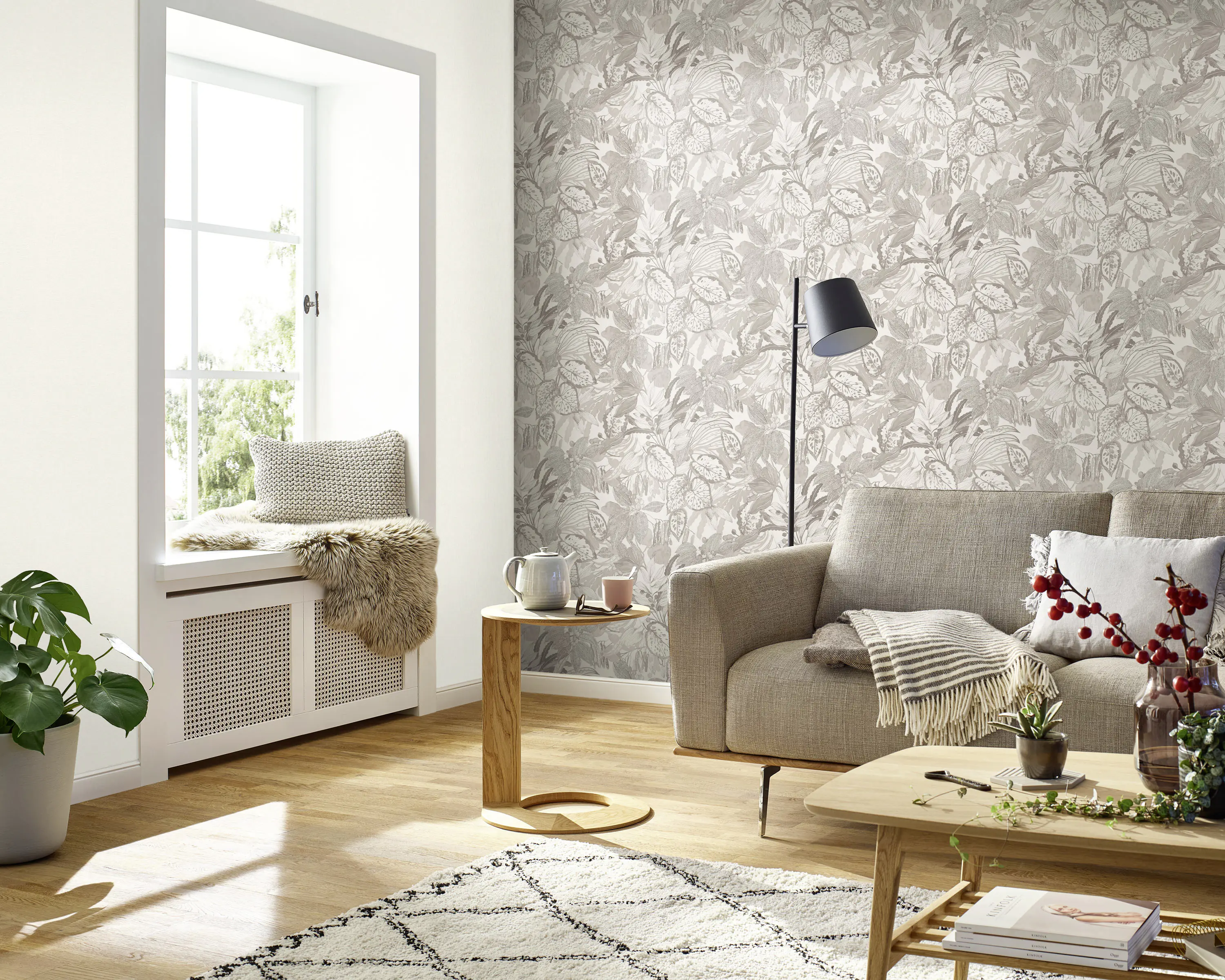 Rasch Vliestapete 555820 Lirico, Textilstruktur beige, 10,05 x 0,53 m Rasch Vliestapete 555820 Lirico, Textilstruktur beige, 10,05 x 0,53 m