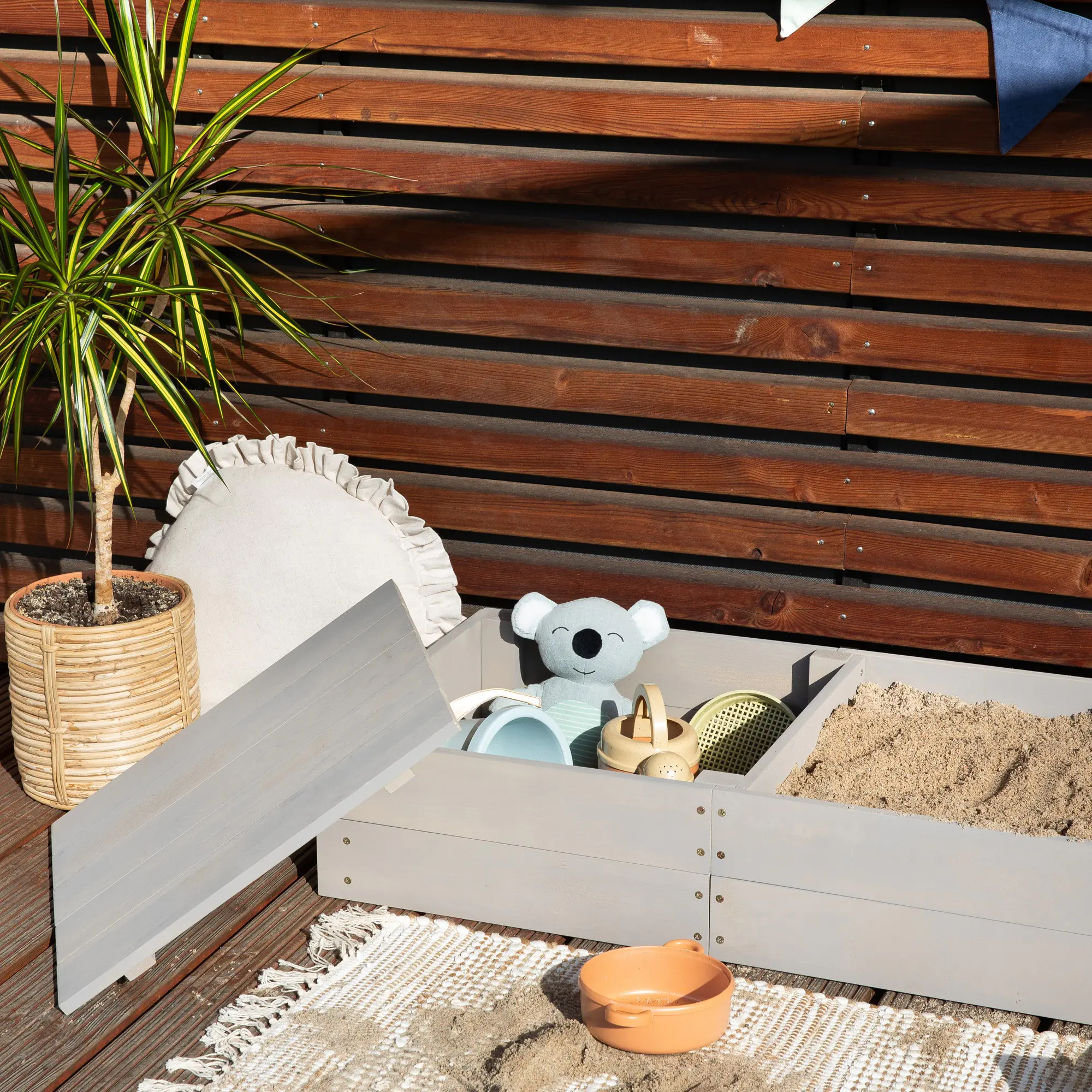 Muddy Buddy Sandkasten Space Saver 150 x 45 x 20 cm Muddy Buddy Sandkasten Space Saver 150 x 45 x 20 cm