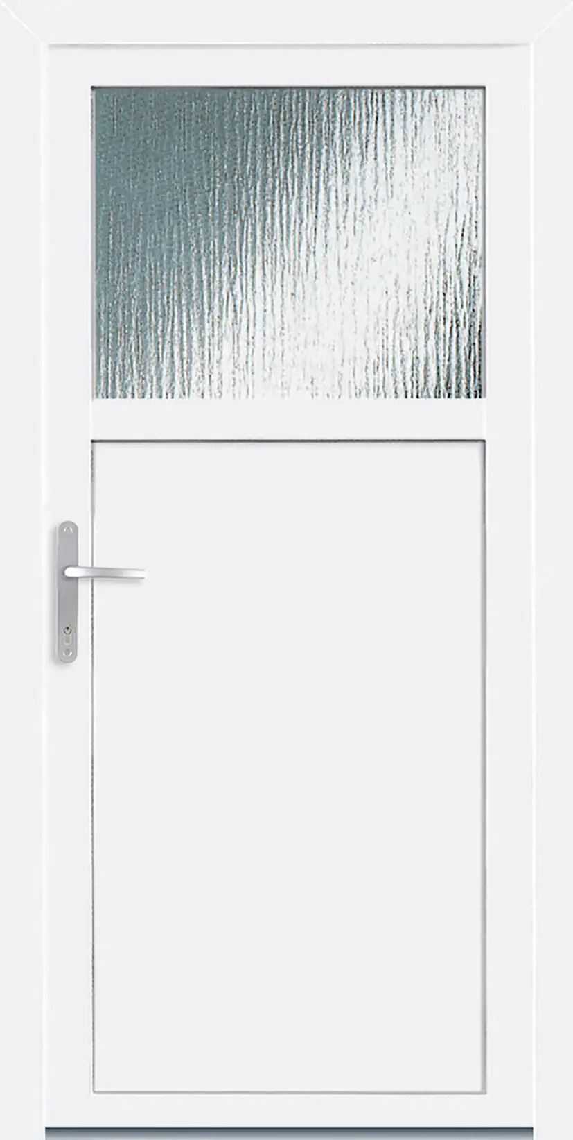 Panto Nebeneingangstür Kunststoff K301 98 x 198 cm DIN links weiß Panto Nebeneingangstür Kunststoff K301 98 x 198 cm DIN links weiß