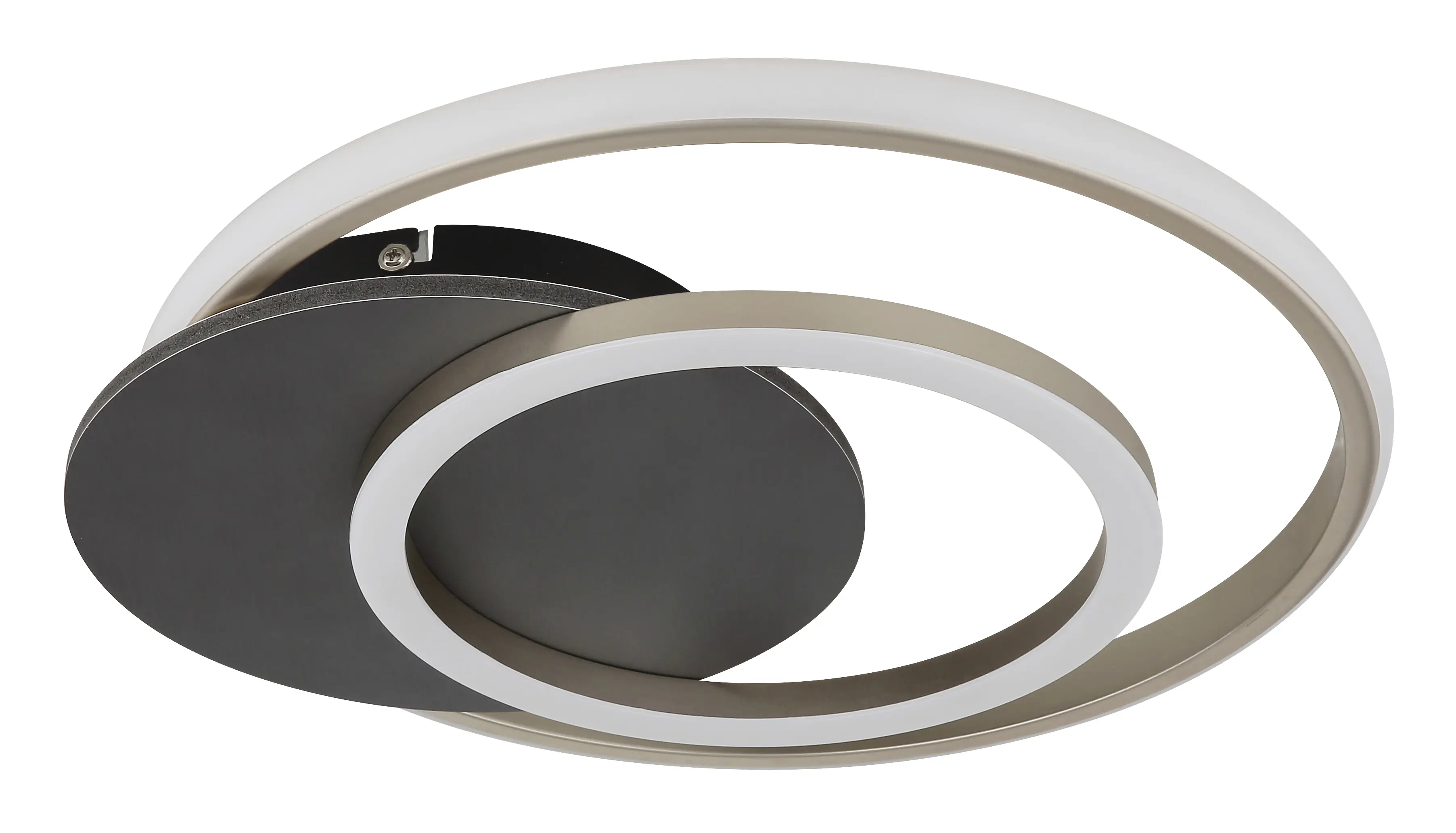 Globo Deckenleuchte Julio 38 x 36 cm L x B grau matt warmweiß