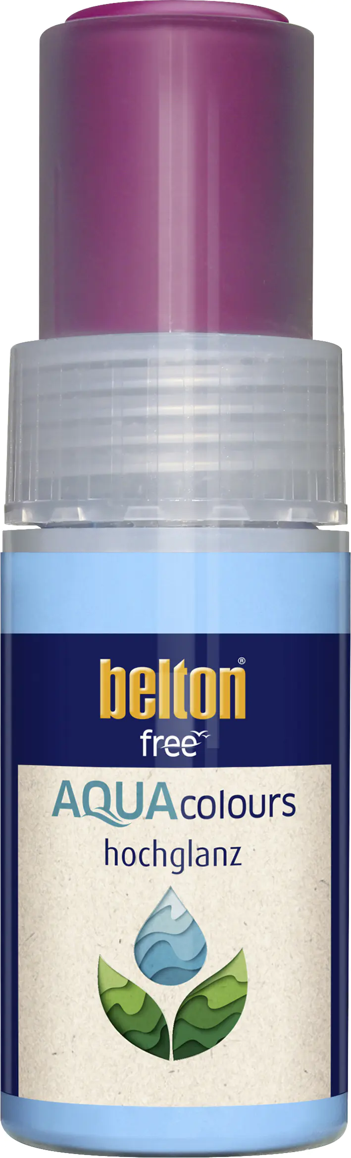 belton free Lackstift AQUAcolours 9 ml verkehrspurpur hochglanz
