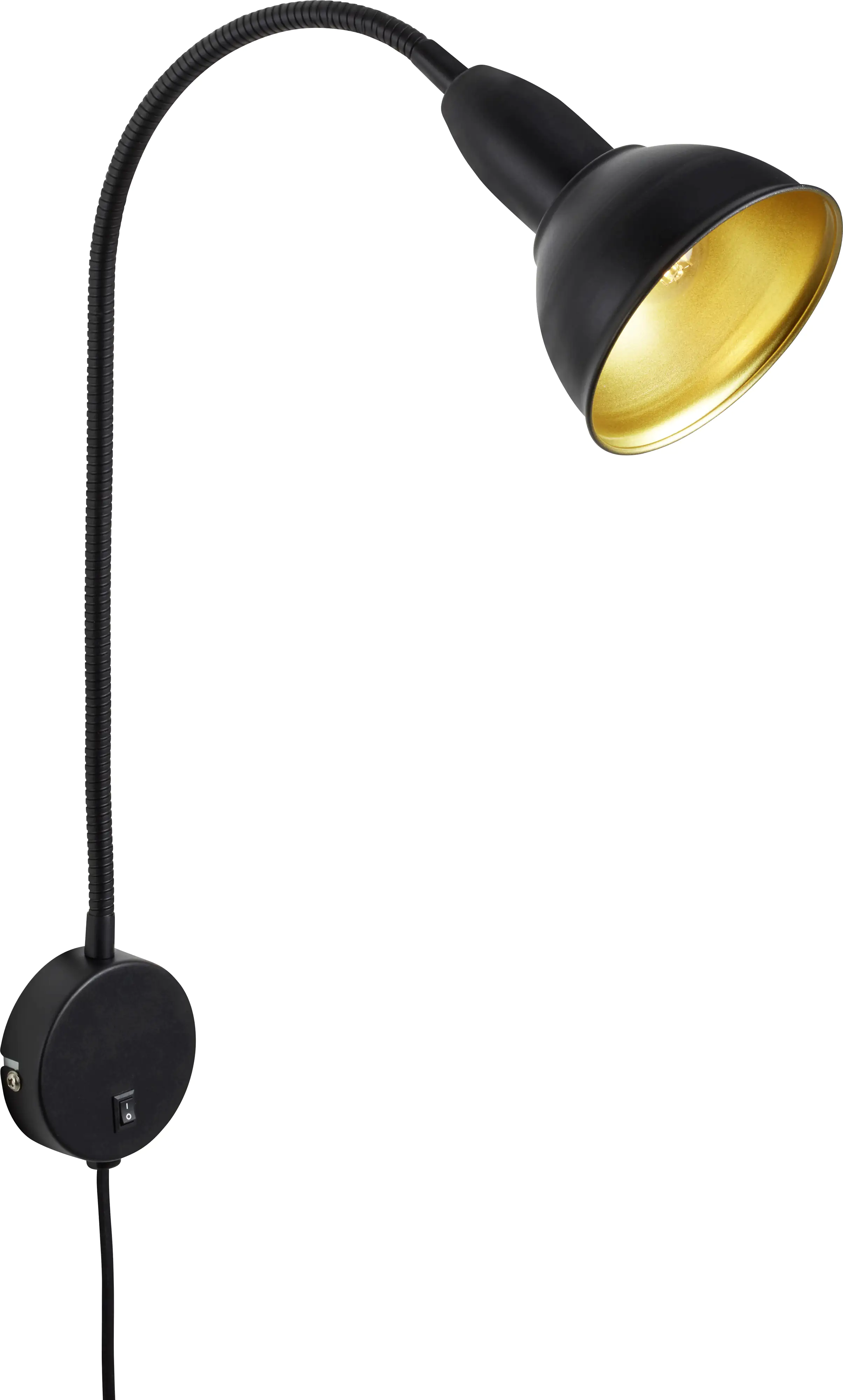 Briloner Wandleuchte Hygge schwarz E14, max. 25 W