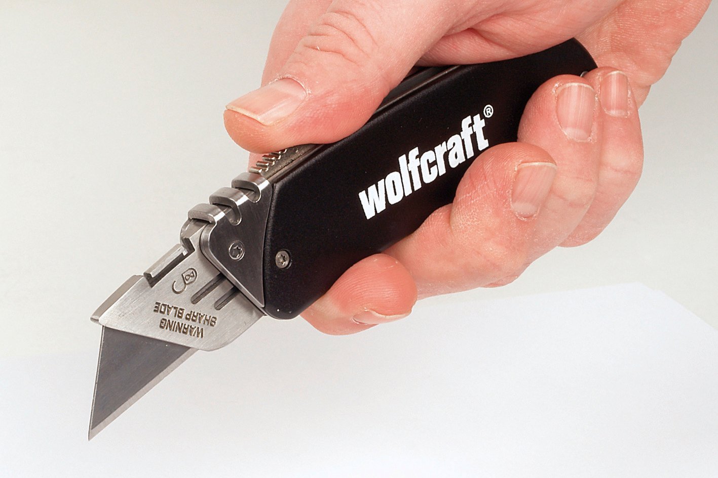 Wolfcraft Alu-Freizeitmesser mit Gürtelclip Wolfcraft Alu-Freizeitmesser mit Gürtelclip