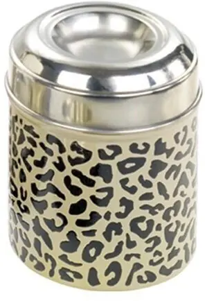Nobby Snackdose Edelstahl 13 x 10,5 cm leopard