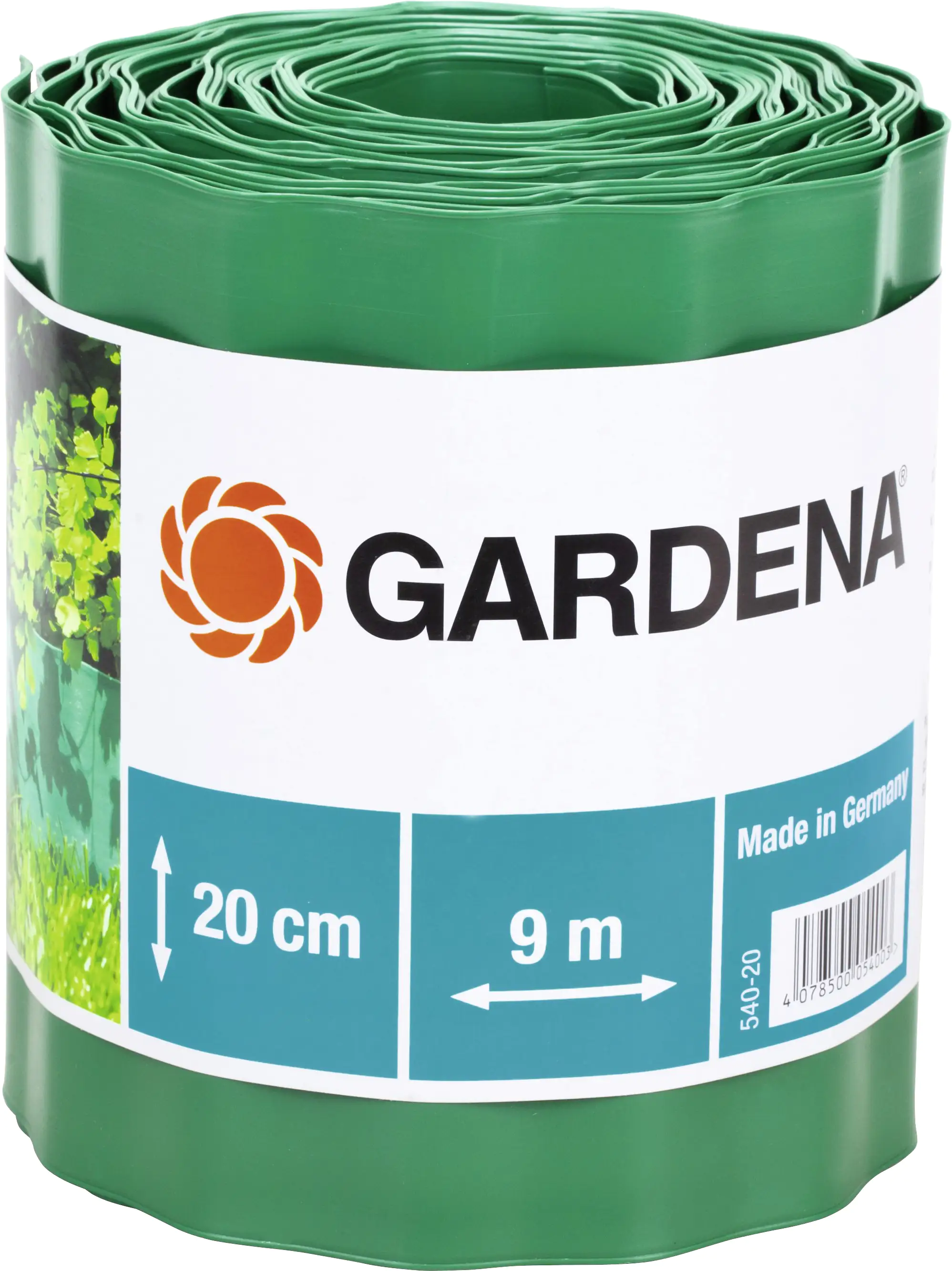Gardena Beeteinfassung grün 9 m x 20 cm