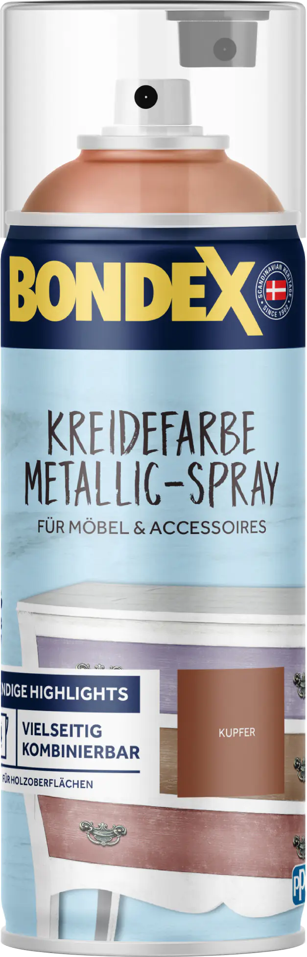 Bondex Kreidefarbe Metallic-Spray 400 ml kupfer Bondex Kreidefarbe Metallic-Spray 400 ml kupfer