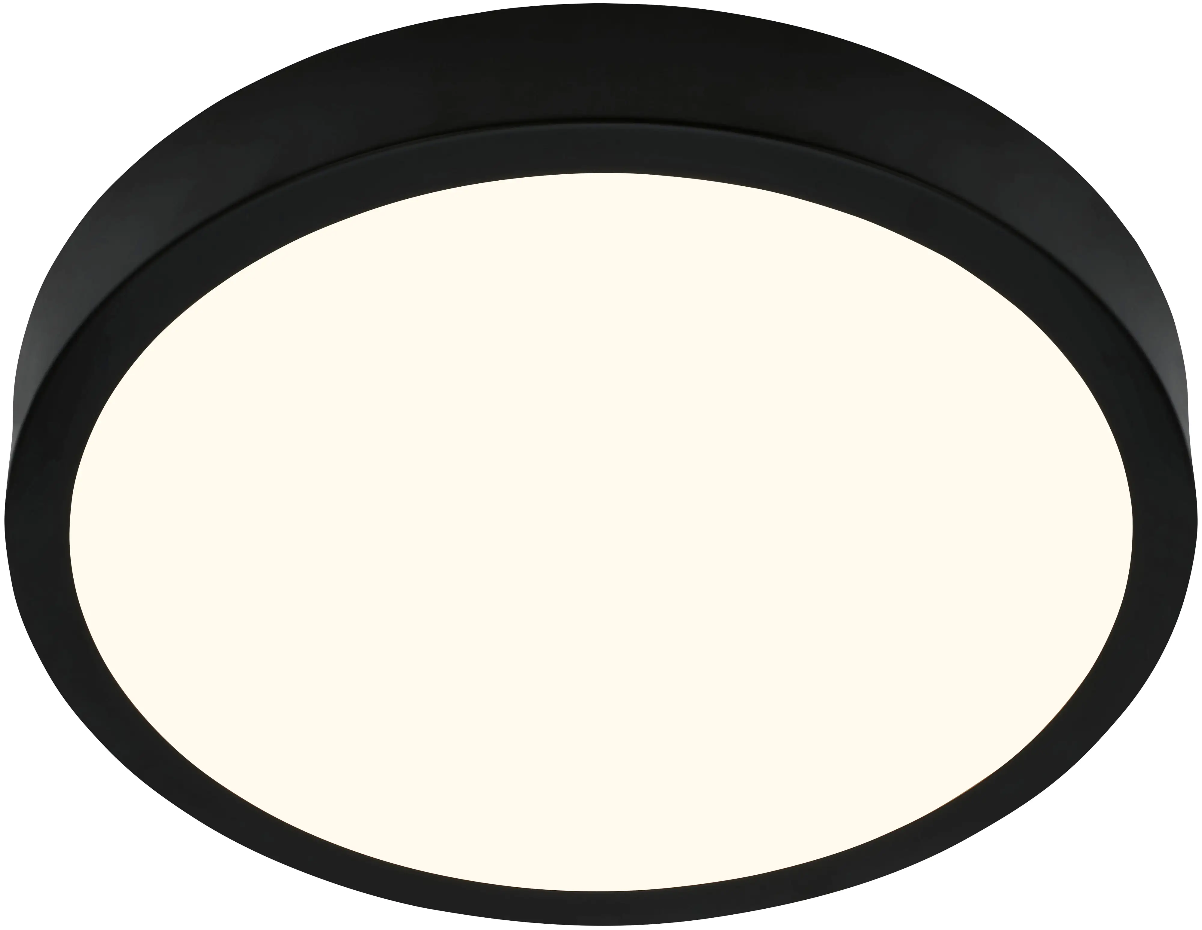 Briloner LED Deckenleuchte Runa Ø 28 cm, Metallrahmen schwarz