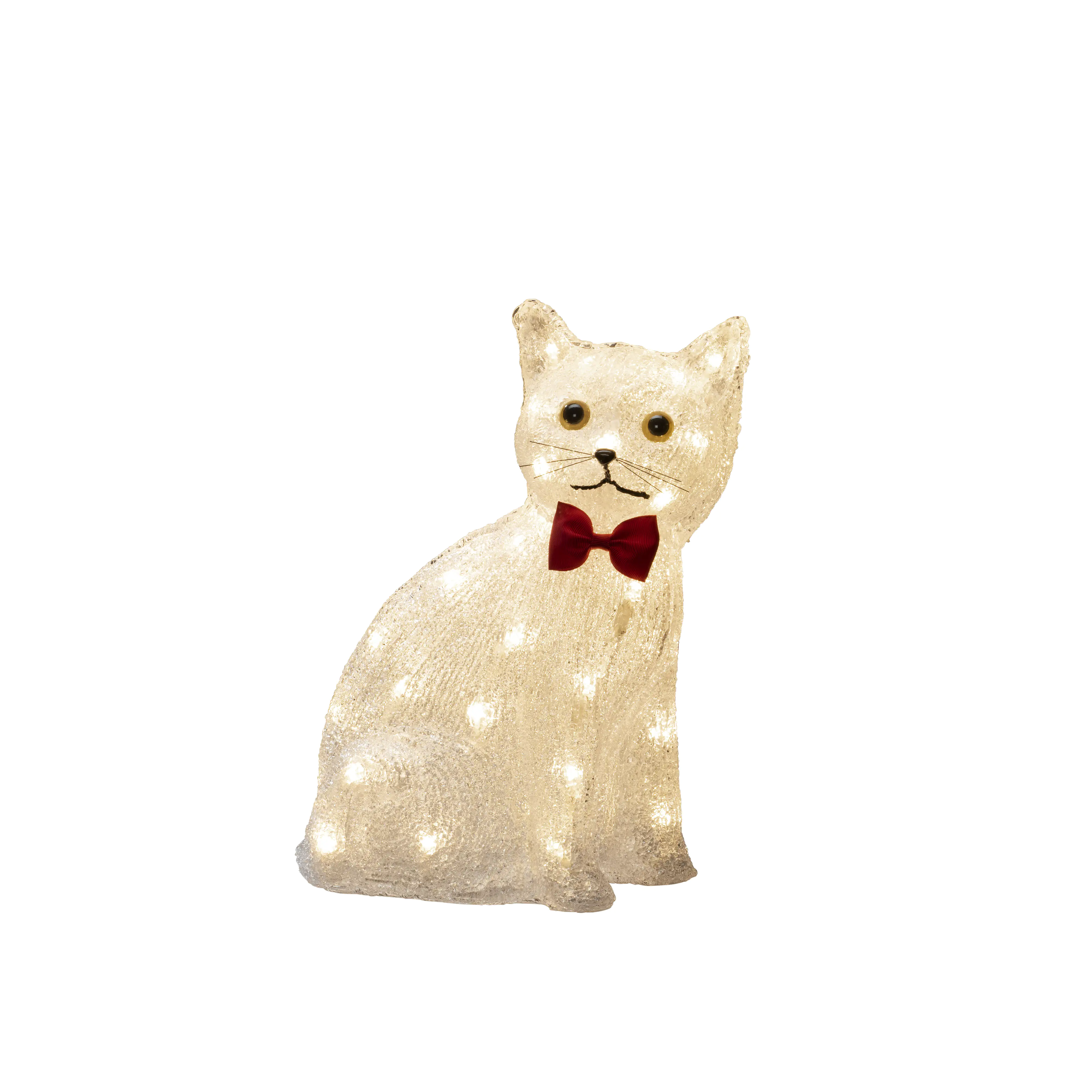 Konstsmide LED Acryl Katze sitzend, 40 warm weiße Dioden Konstsmide LED Acryl Katze sitzend, 40 warm weiße Dioden