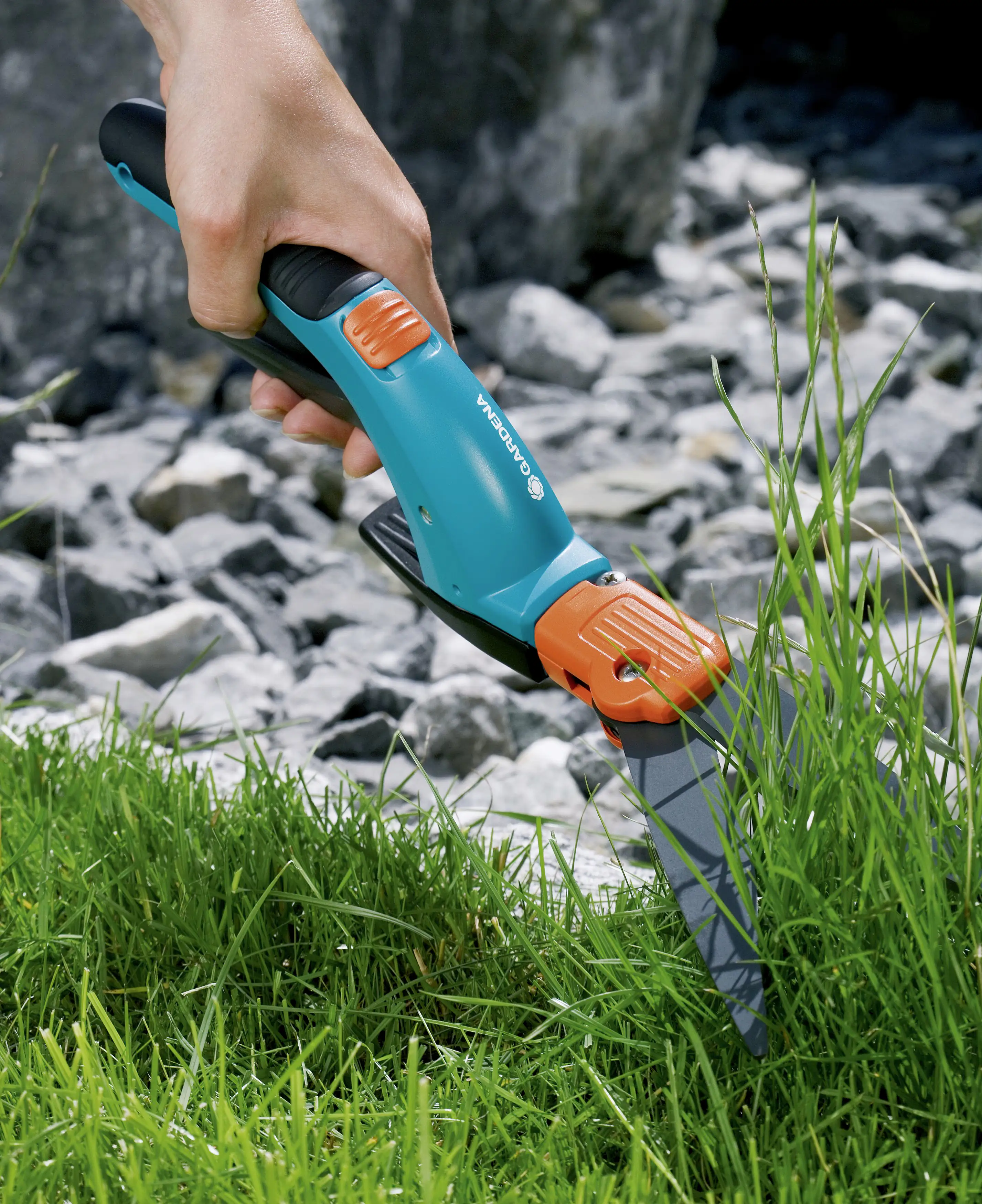 Gardena Grasschere gerader Griff Comfort 360° drehbar