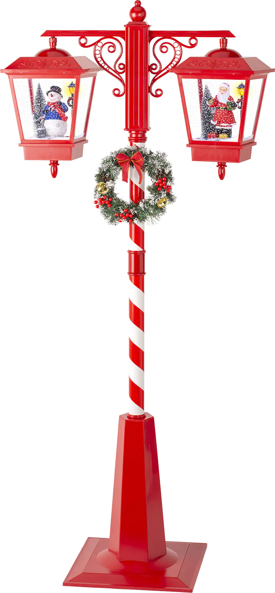 Lumineo LED-Laterne doppelt 188 cm für Innen - 66 LED