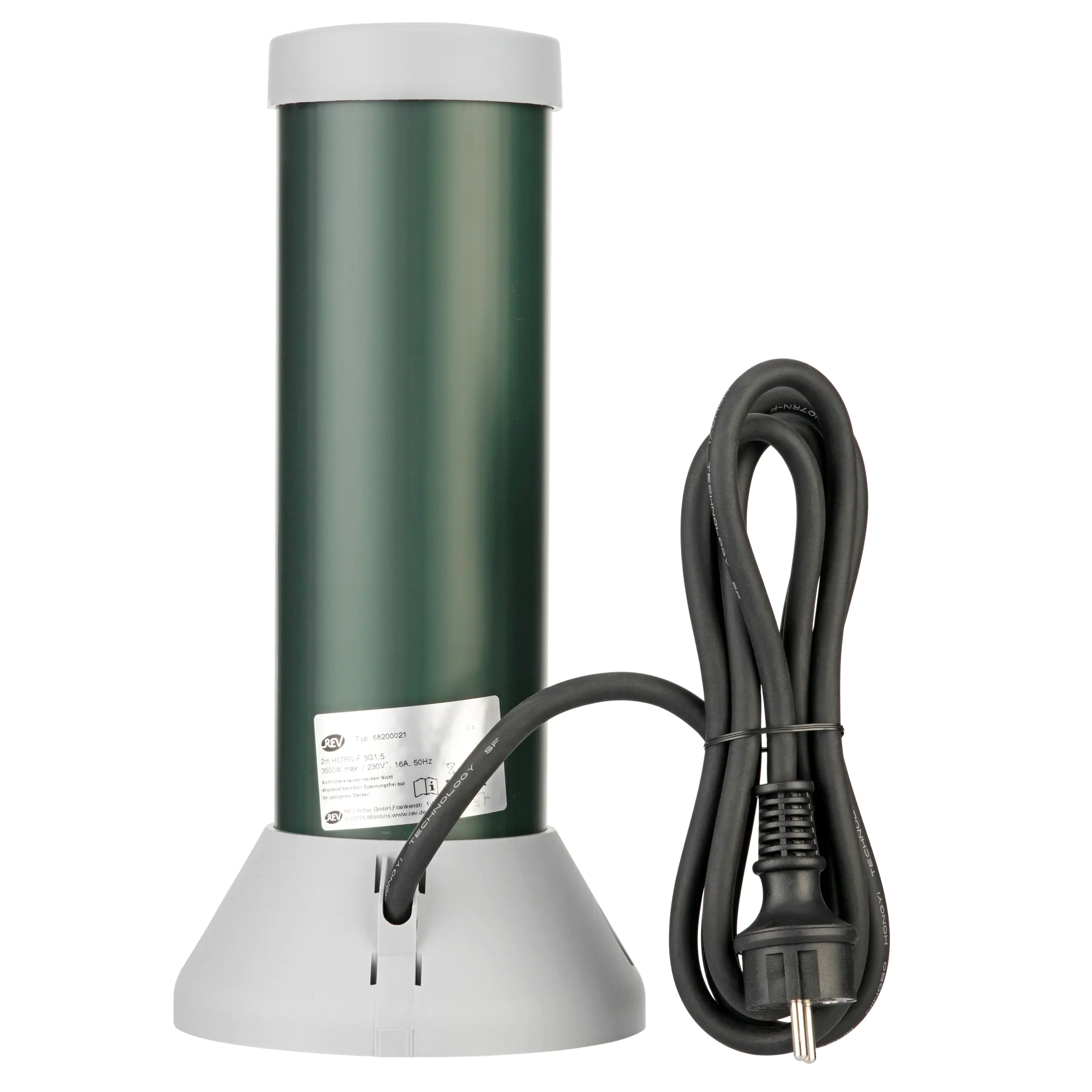 REV Garten-Steckdose 2-fach GreenCraft 2m Zuleitung grau-grün REV Garten-Steckdose 2-fach GreenCraft 2m Zuleitung grau-grün