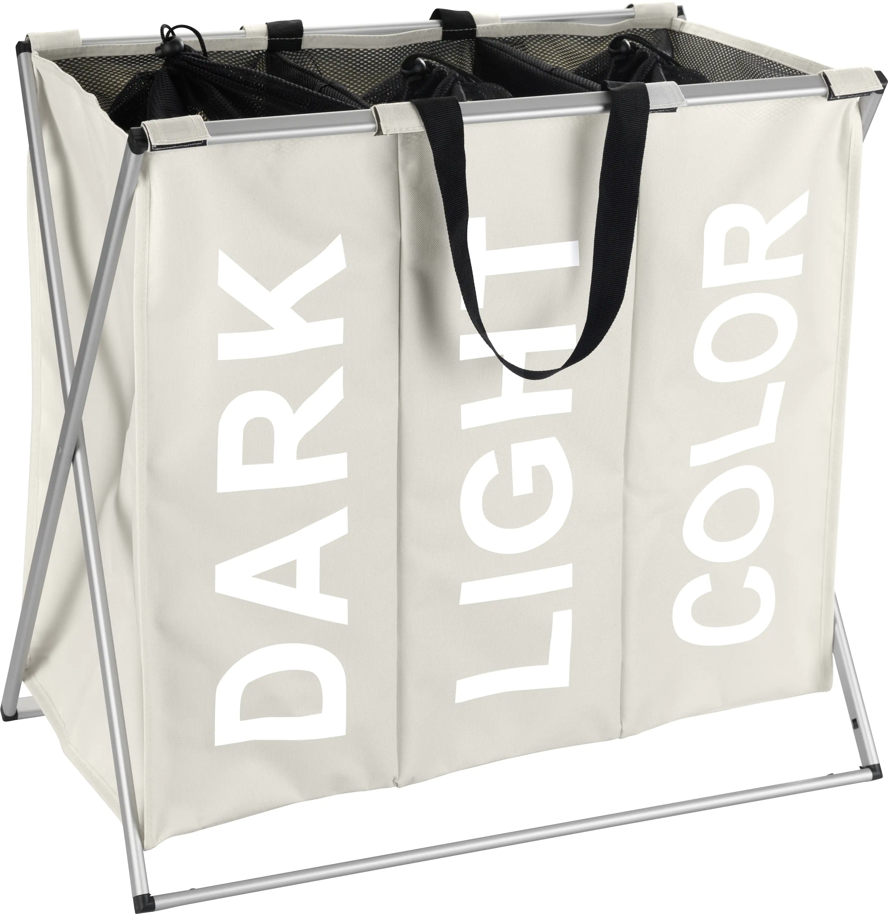 Wenko Wäschesammler Trio 130 l, beige Wenko Wäschesammler Trio 130 l, beige