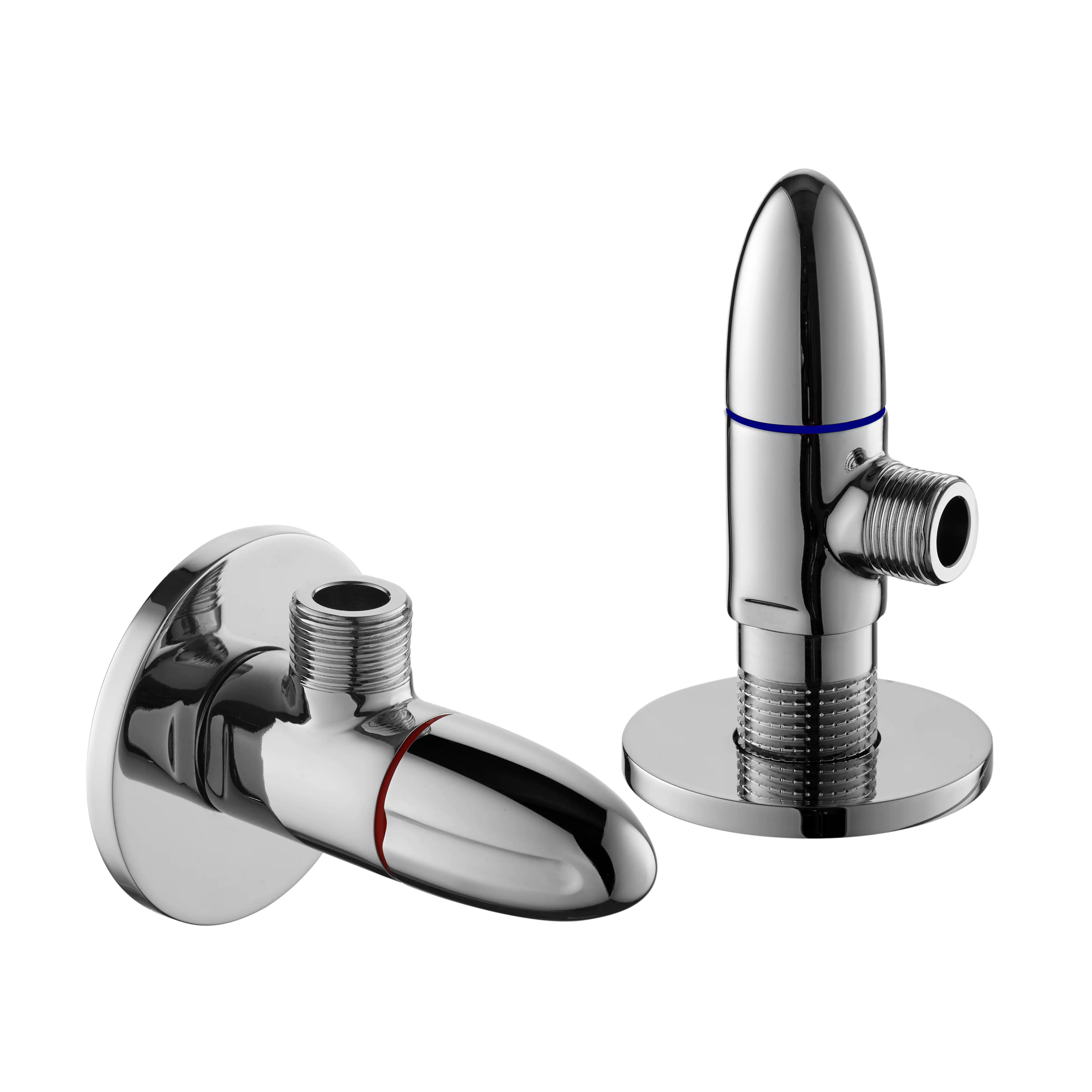 Primaster Design Eckventil 1/2" x 3/8" Round chrom 2er Set Primaster Design Eckventil 1/2" x 3/8" Round chrom 2er Set