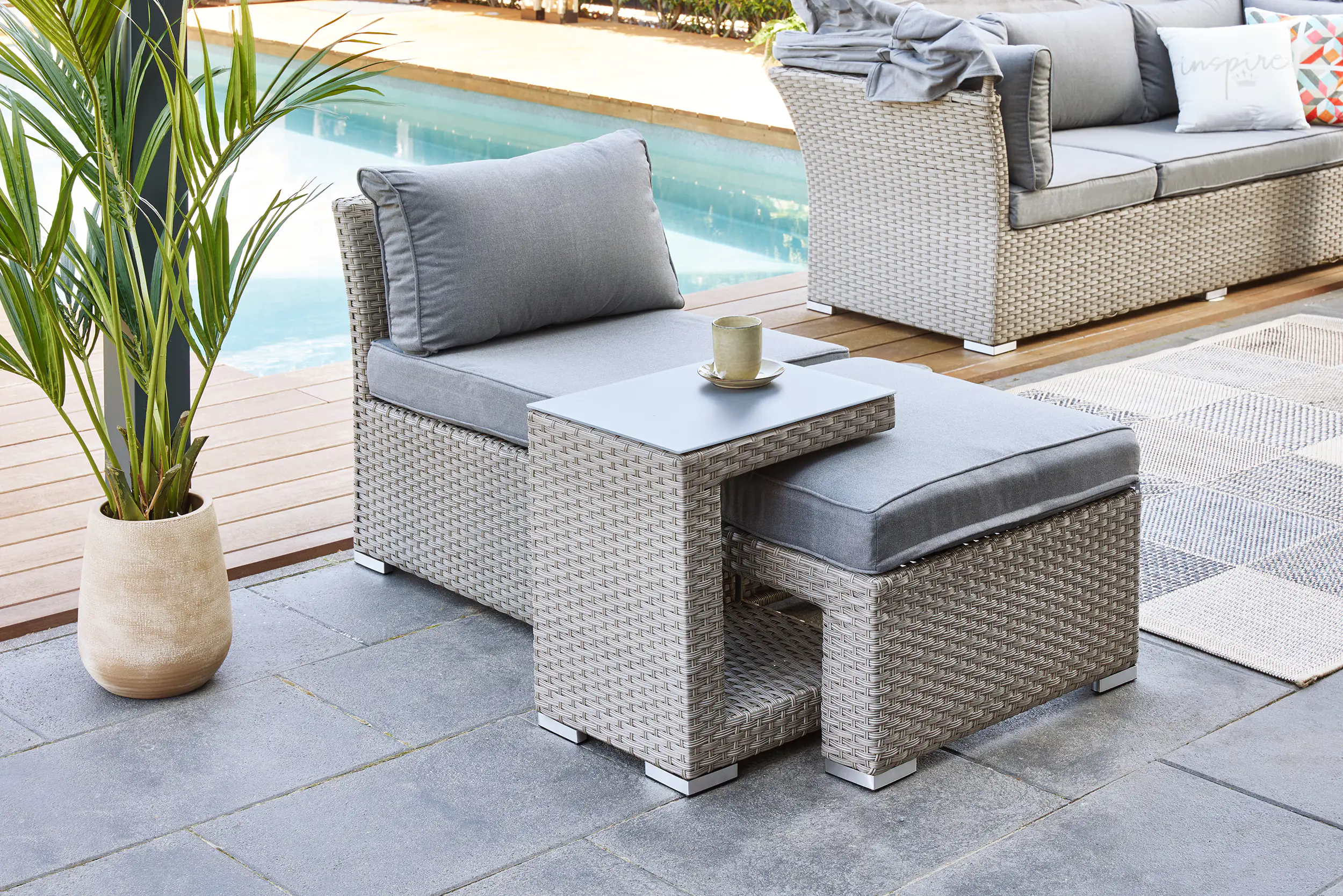 4333692867603_13 Primaster Dining Lounge Möbelset Torreon Relax, variabel stellbar