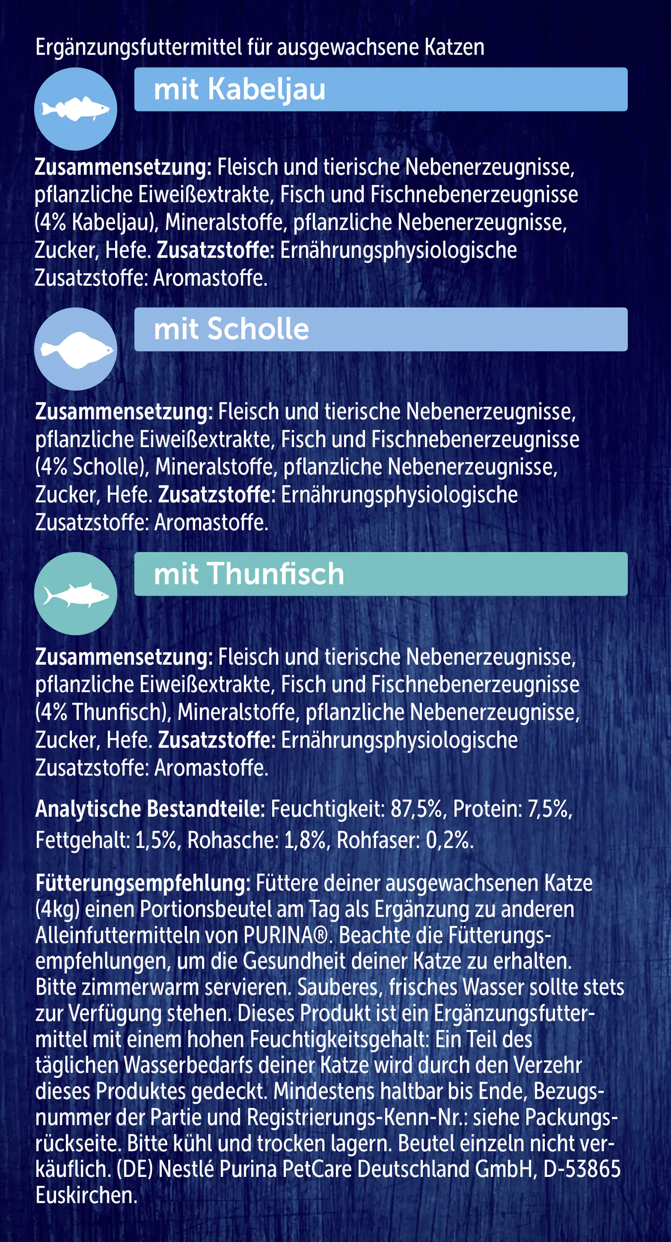 Felix Soup Tender Strips mit Kabeljau, Thunfisch & Scholle 6 x 48 g