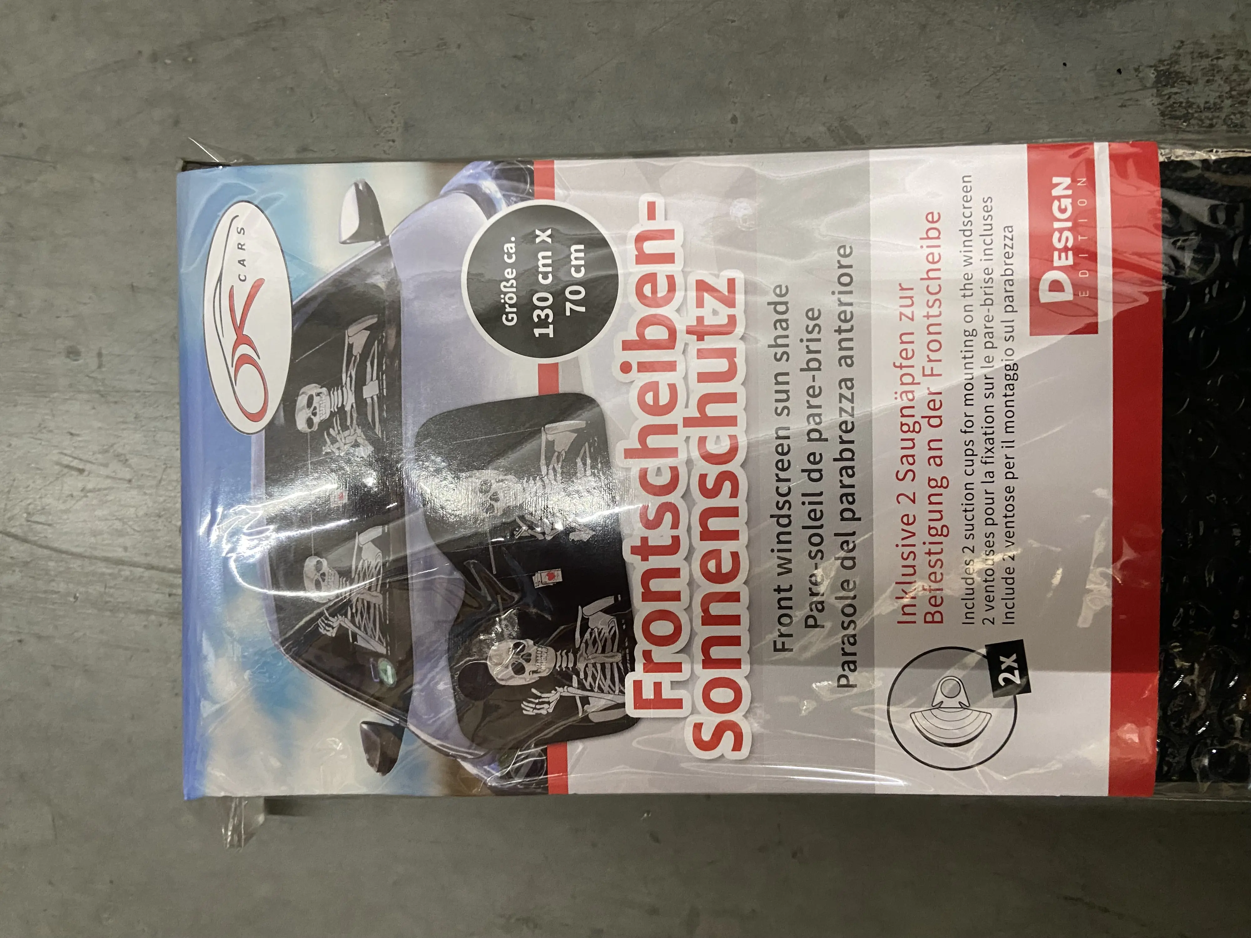 OKCars Frontscheibensonnenschutz Skelett inkl. Befestigungssaugnäpfen OKCars Frontscheibensonnenschutz Skelett inkl. Befestigungssaugnäpfen
