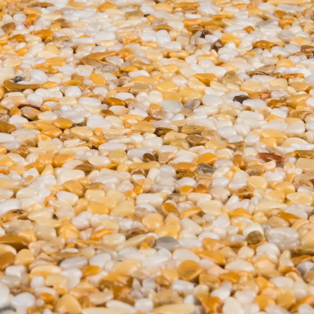 RAVELLO Steinteppich Boden Outdoor Körnung Mittel Farbe gelb 19 kg Set RAVELLO Steinteppich Boden Outdoor Körnung Mittel Farbe gelb 19 kg Set