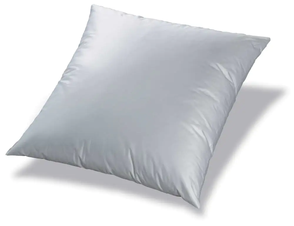 Sanders Kopfkissen Cotton Wash weiß, 80 x 80 cm, mit Biese