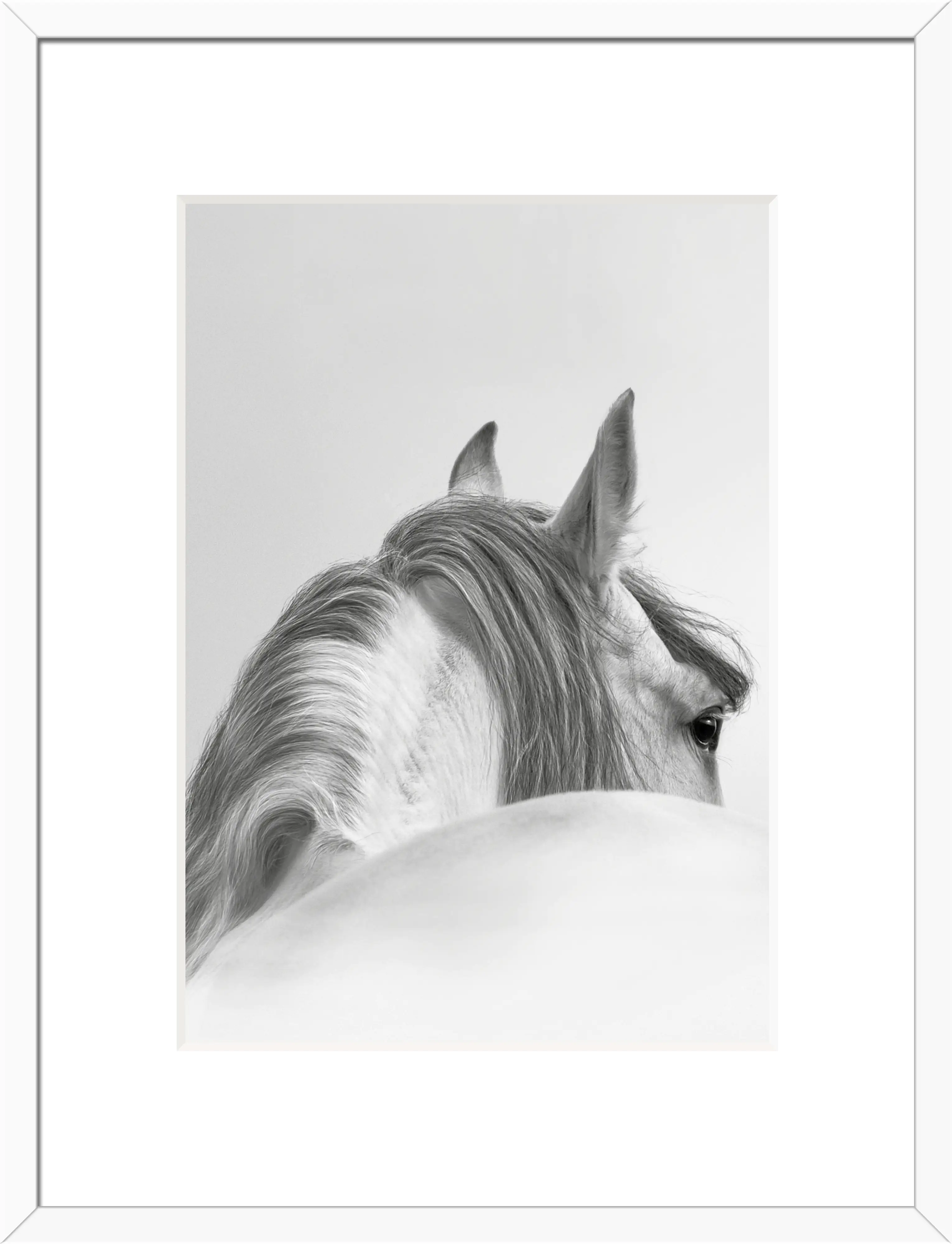 Holz Bilderrahmen Baltic weiß 30 x 40 cm