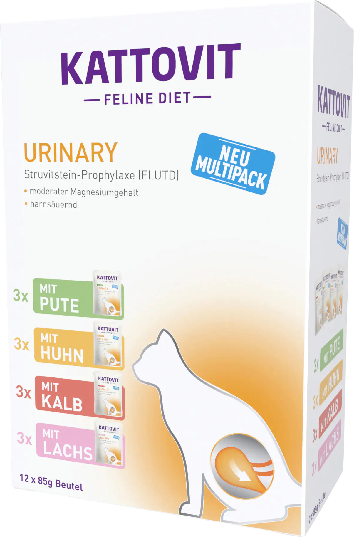 Kattovit Katzennassfutter Diet Urinary MP 12x85 g