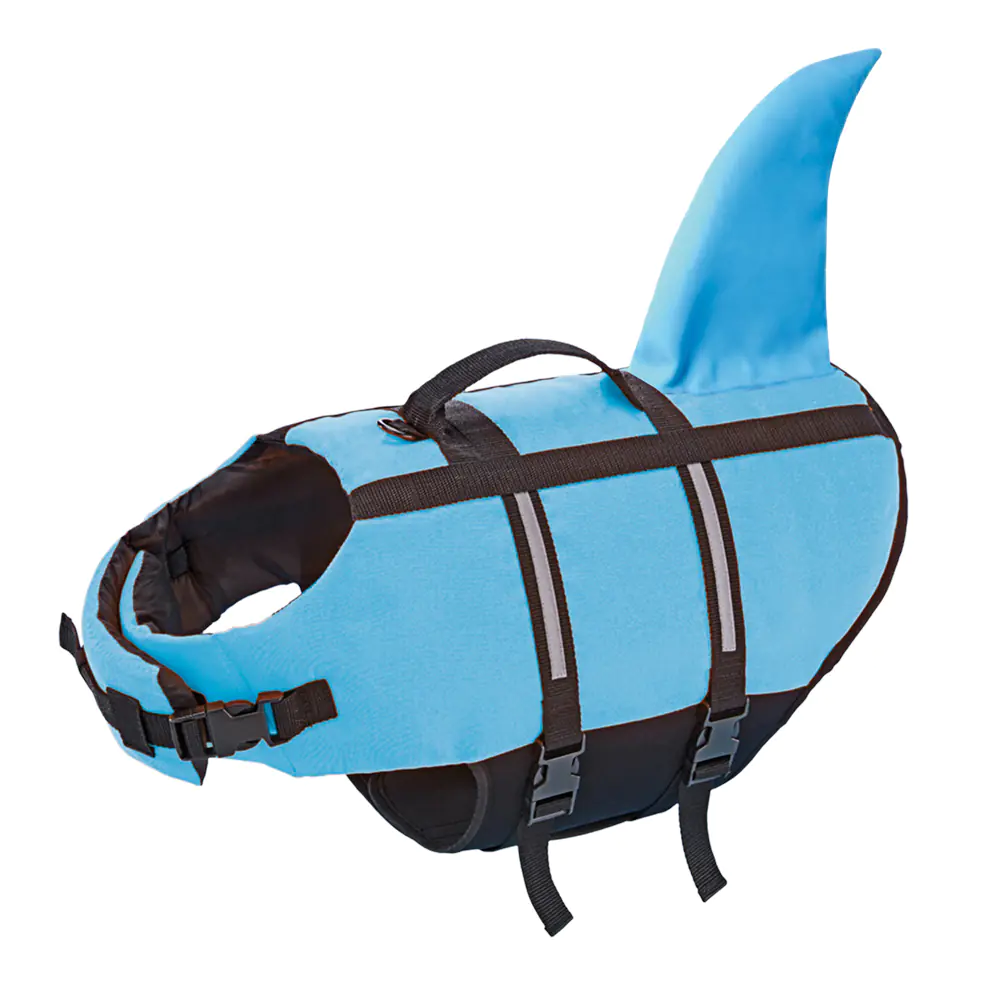 Nobby Hunde Schwimmweste Sharki mit Haiflosse hellblau Nobby Hunde Schwimmweste Sharki mit Haiflosse hellblau