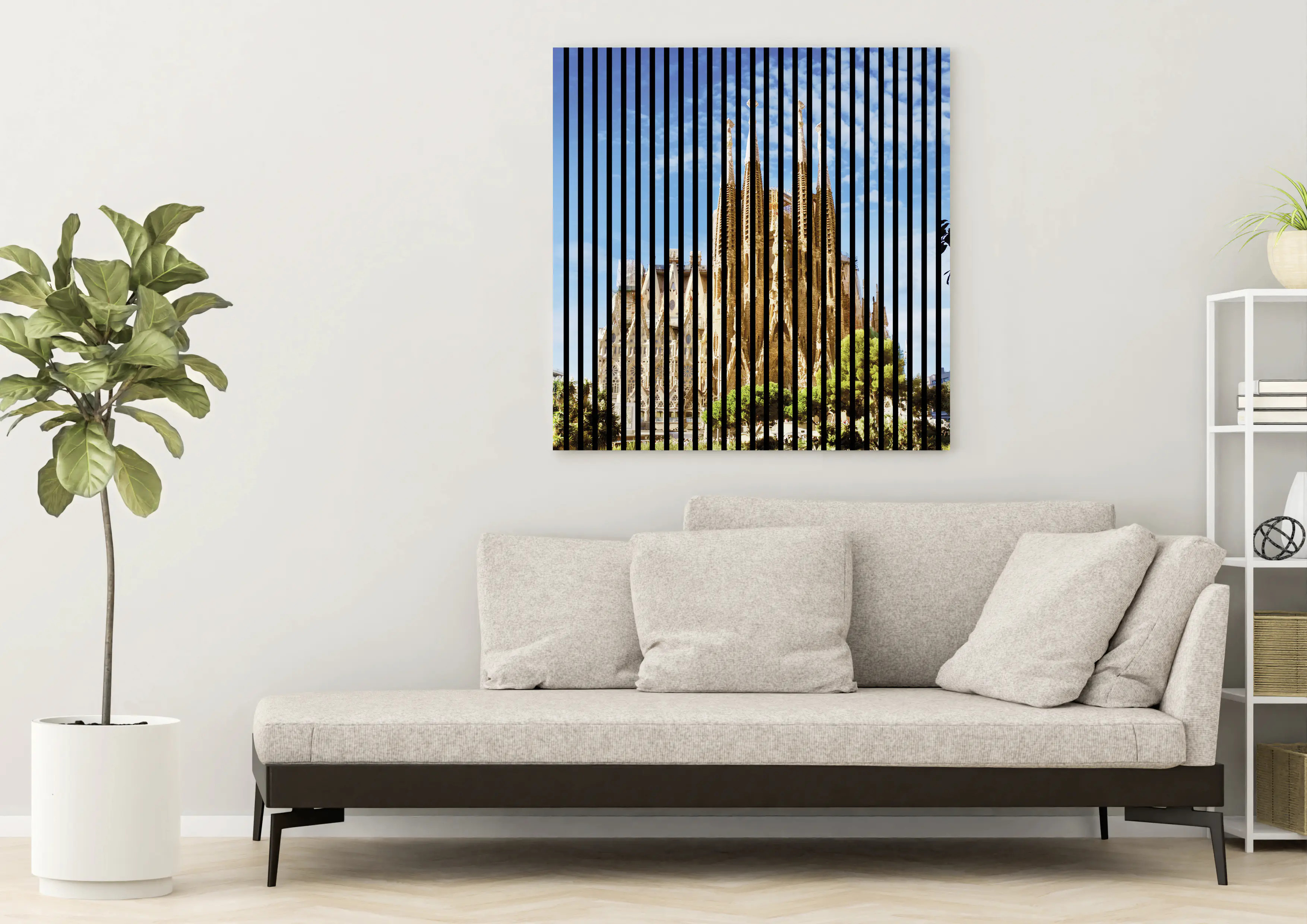 Neuhofer Akustikpaneele Barcelona 119,5 x 113,3 x 1,9 cm