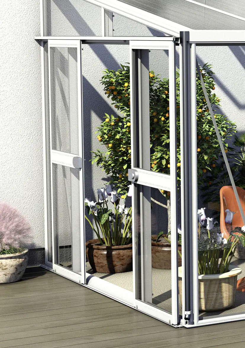 Vitavia Doppelschiebetür-Set Helena Athena 119 x 176 cm 3 mm Sicherheitsglas