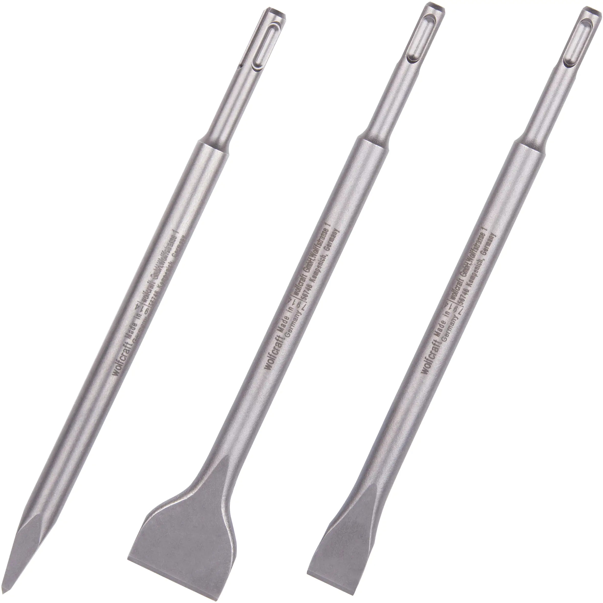 Wolfcraft Meißel-Set Länge 250 mm SDS plus 3-teilig Wolfcraft Meißel-Set Länge 250 mm SDS plus 3-teilig