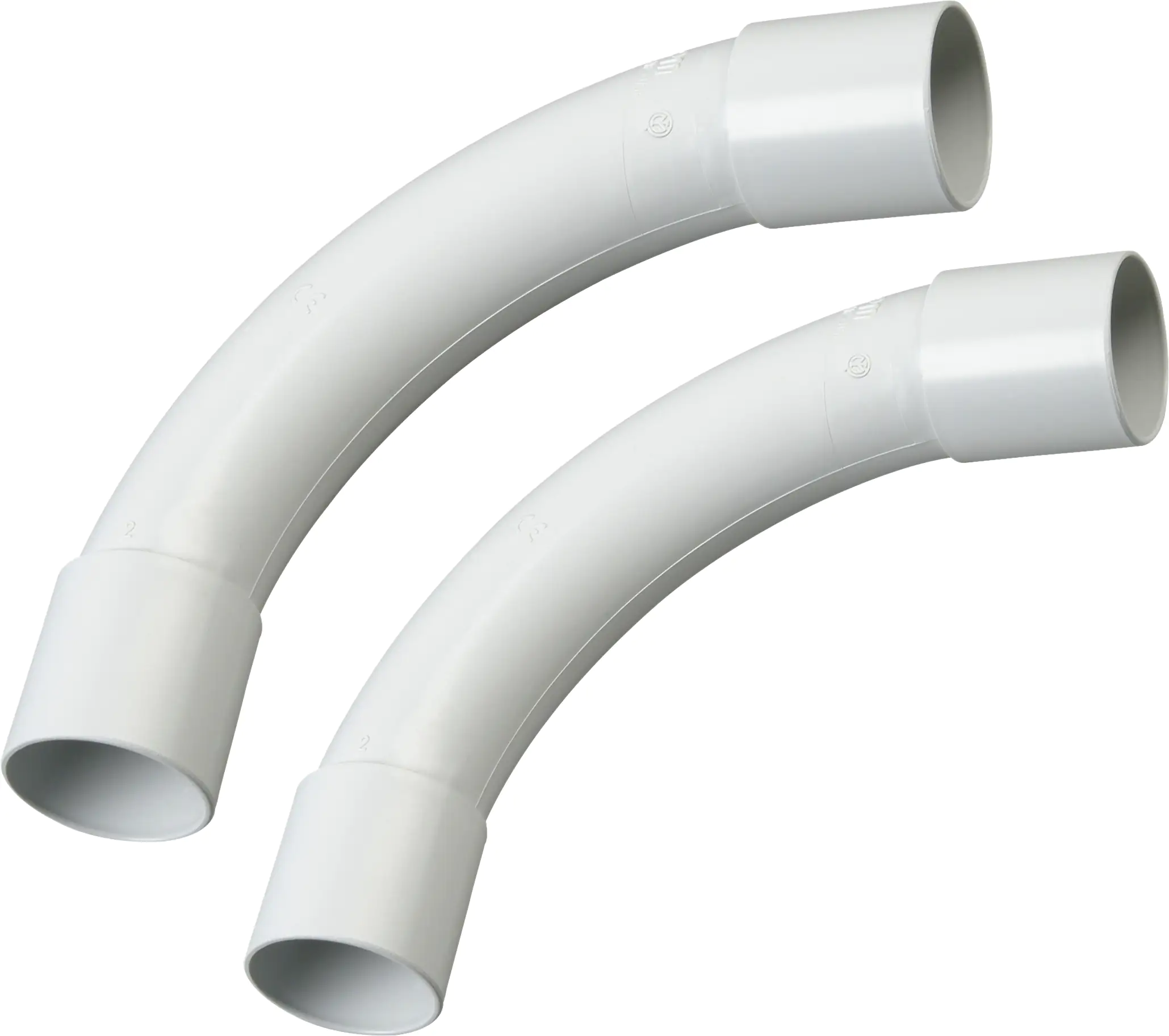 Kopp Steckbogen für Stangenrohr 90°, M25, 2er Pack