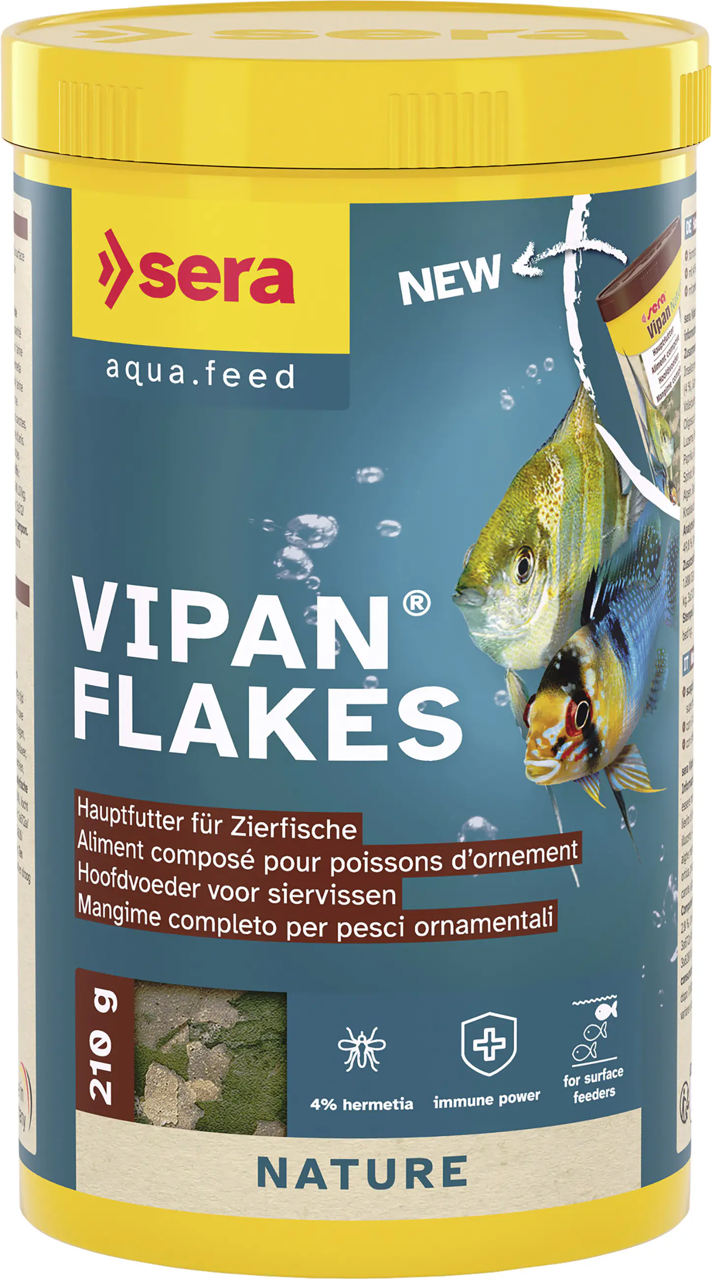 Sera Fischfutter Vipan Flakes 1 L