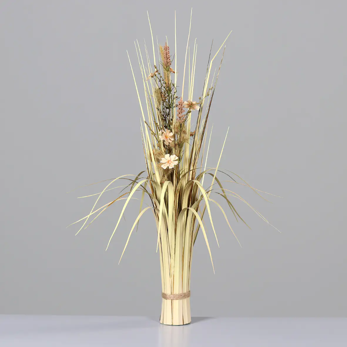 DPI Wiesenblumen-Stehgras mit Blüten sand, Trocken-Optik, 89 cm