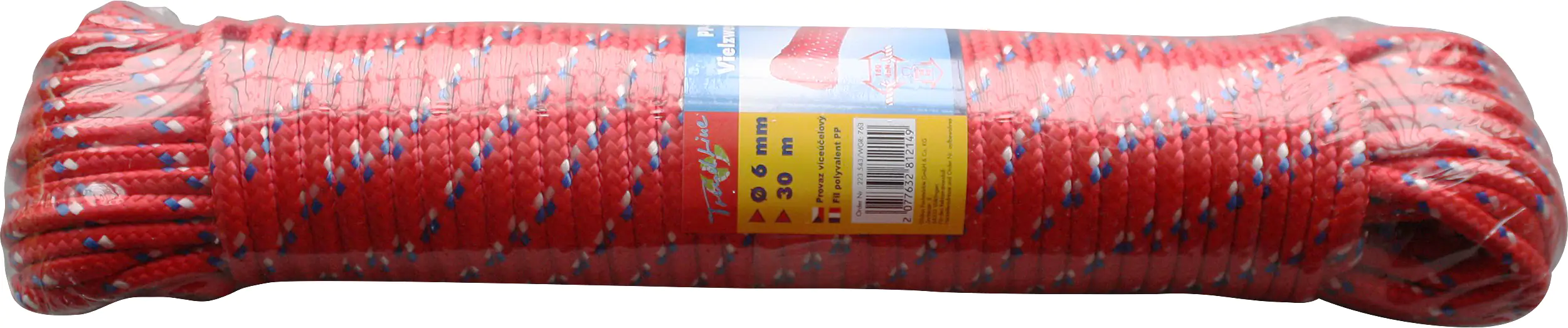 TrendLine Mehrzweckseil Ø 6 mm x 30 m rot