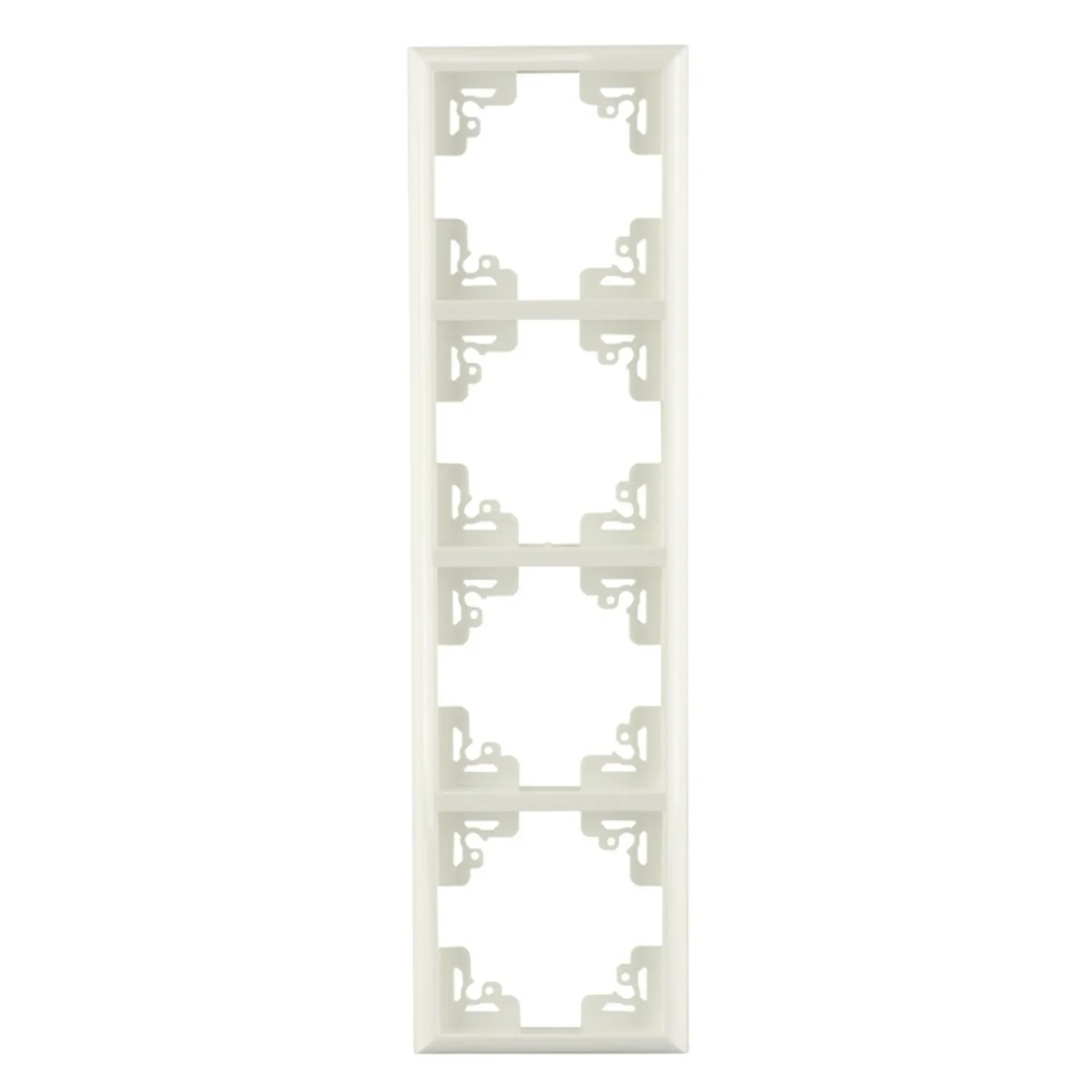 Unitec Abdeckrahmen Valencia 4-fach S801 alpinweiß Unitec Abdeckrahmen Valencia 4-fach S801 alpinweiß