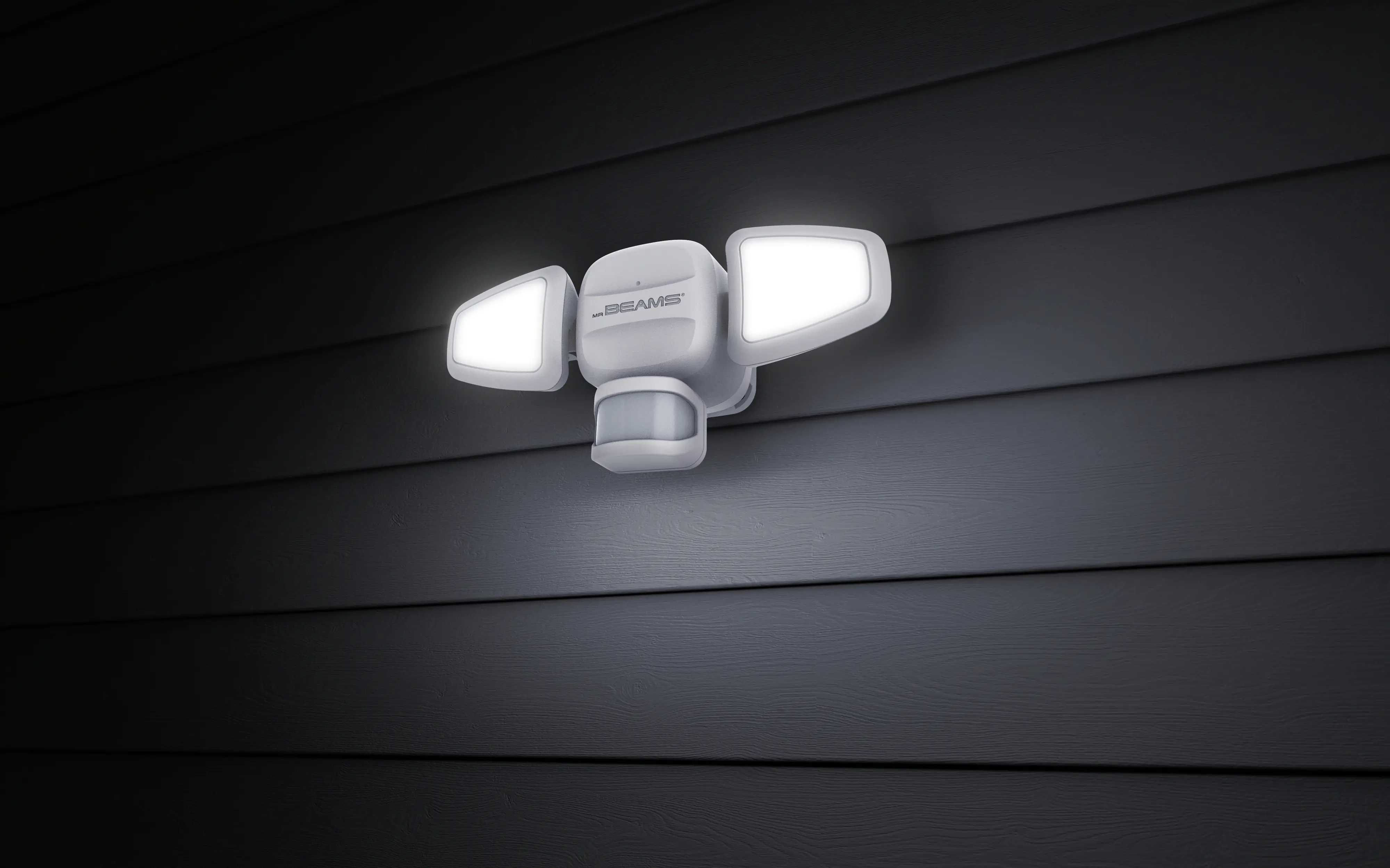 Mr Beams LED Batterielicht Security Light 750lm, 5000K, weiß