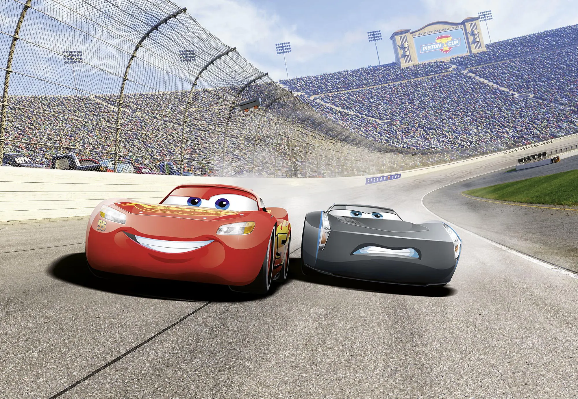 Komar Fototapete Cars 3 Curve 368 x 254 cm 