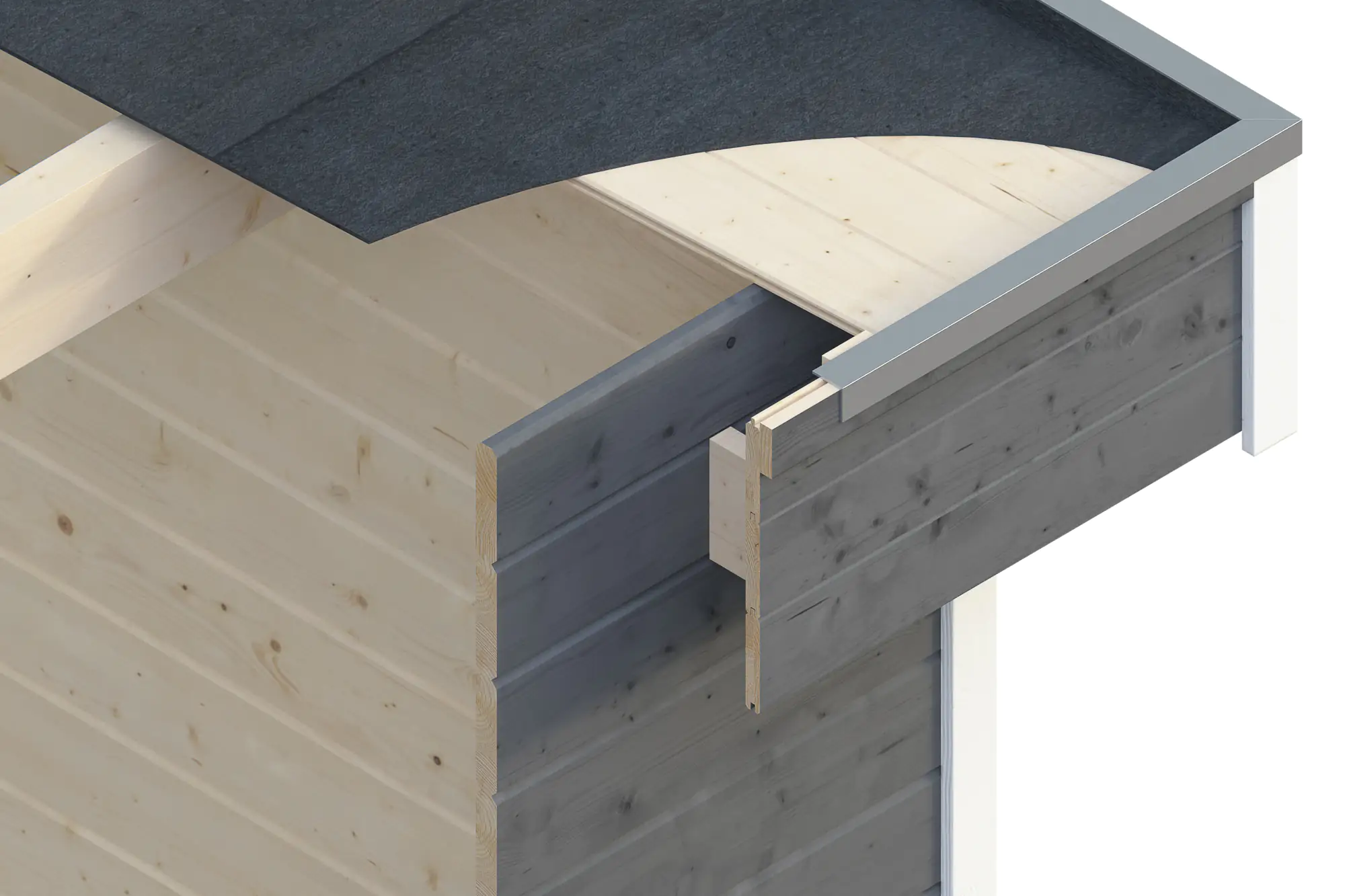 SKAN HOLZ Gartenhaus Venlo 2 380 x 250 cm schiefergrau mit Fußboden SKAN HOLZ Gartenhaus Venlo 2 380 x 250 cm schiefergrau mit Fußboden