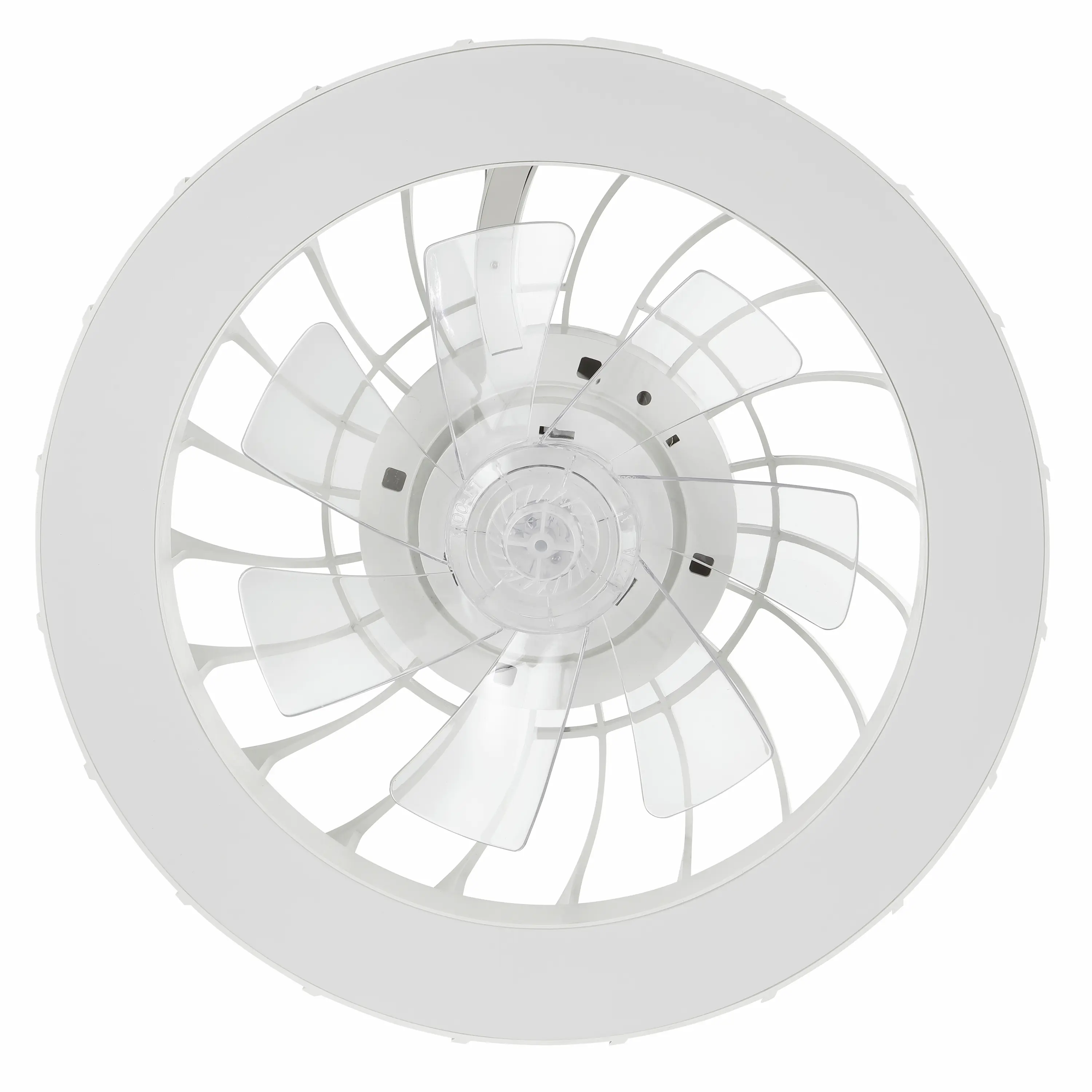 Briliant Deckenleuchte Fanora mit Ventilator 30W Ø 46 cm RGB weiß