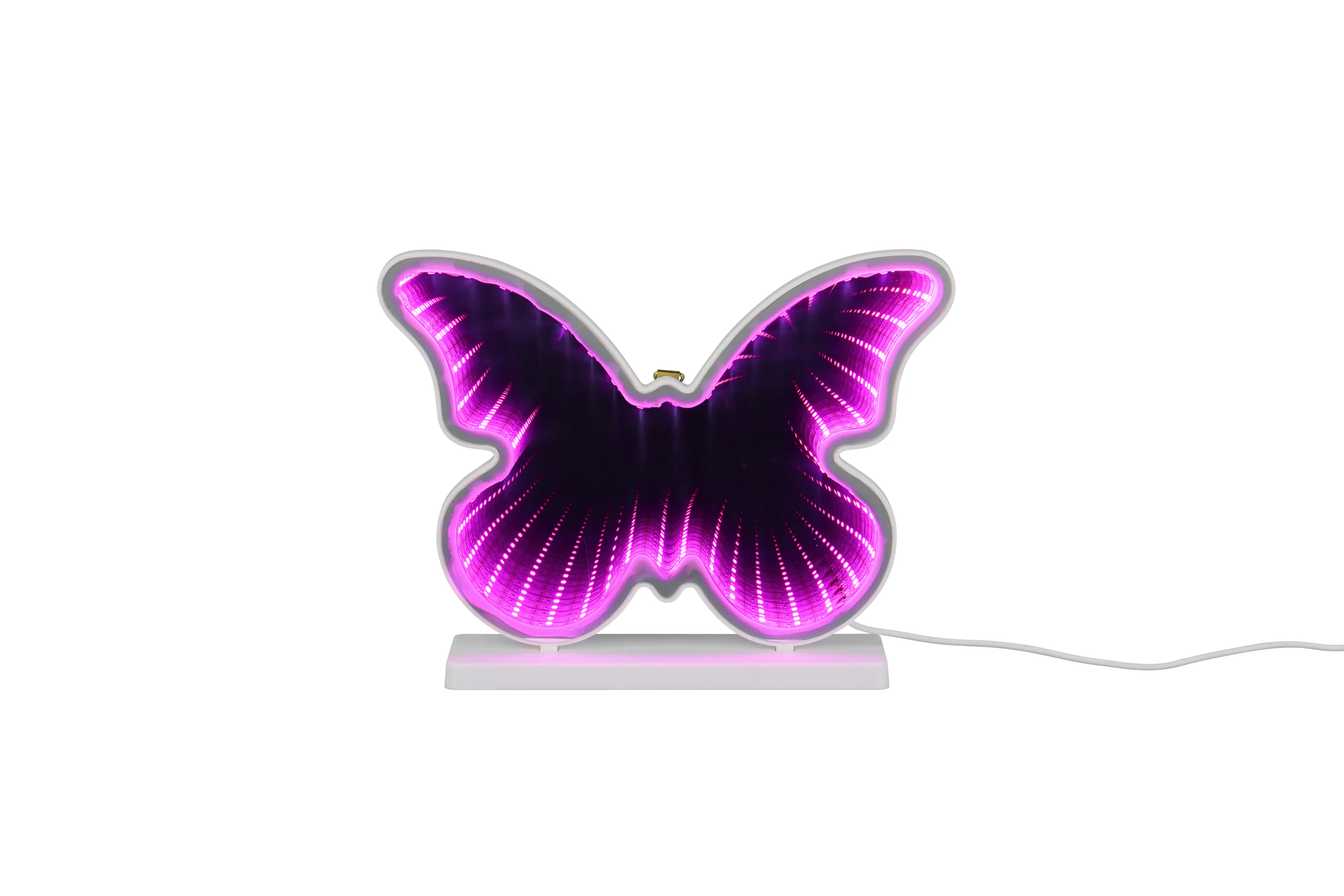Reality LED-Wandleuchte Papillon 27x26 cm weiß 