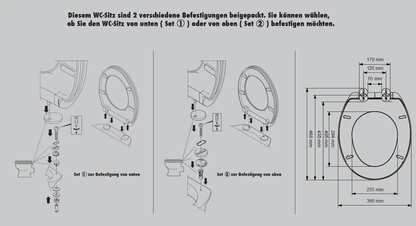 Primaster WC-Sitz mit Absenkautomatik Venus weiß Primaster WC-Sitz mit Absenkautomatik Venus weiß