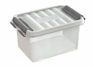 Sunware Aufbewahrungsbox 0,4L transparent 11,8 x 7,7 x 6,2 cm Sunware Aufbewahrungsbox 0,4L transparent 11,8 x 7,7 x 6,2 cm