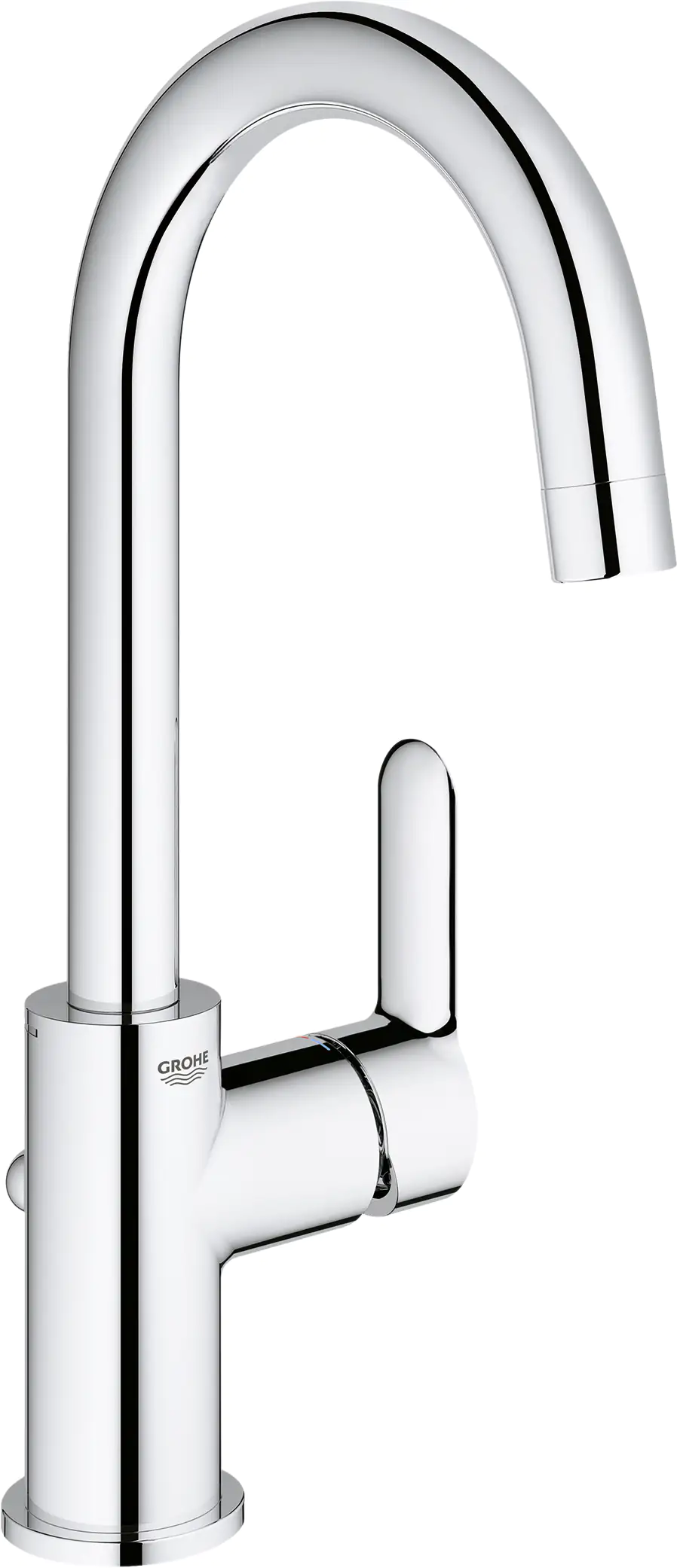 Grohe Waschtischarmatur Start Edge verchromt, L-Size, mit Schwenkauslauf
